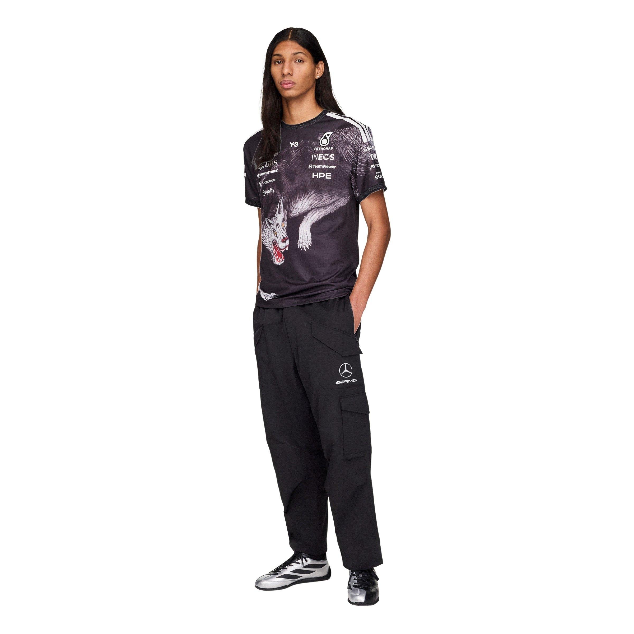 Black - Y3 - Mens x Mercedes AMG Short Sleeve Jersey - 5