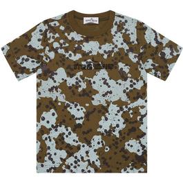 Stone Island Junior Camo T Shirt