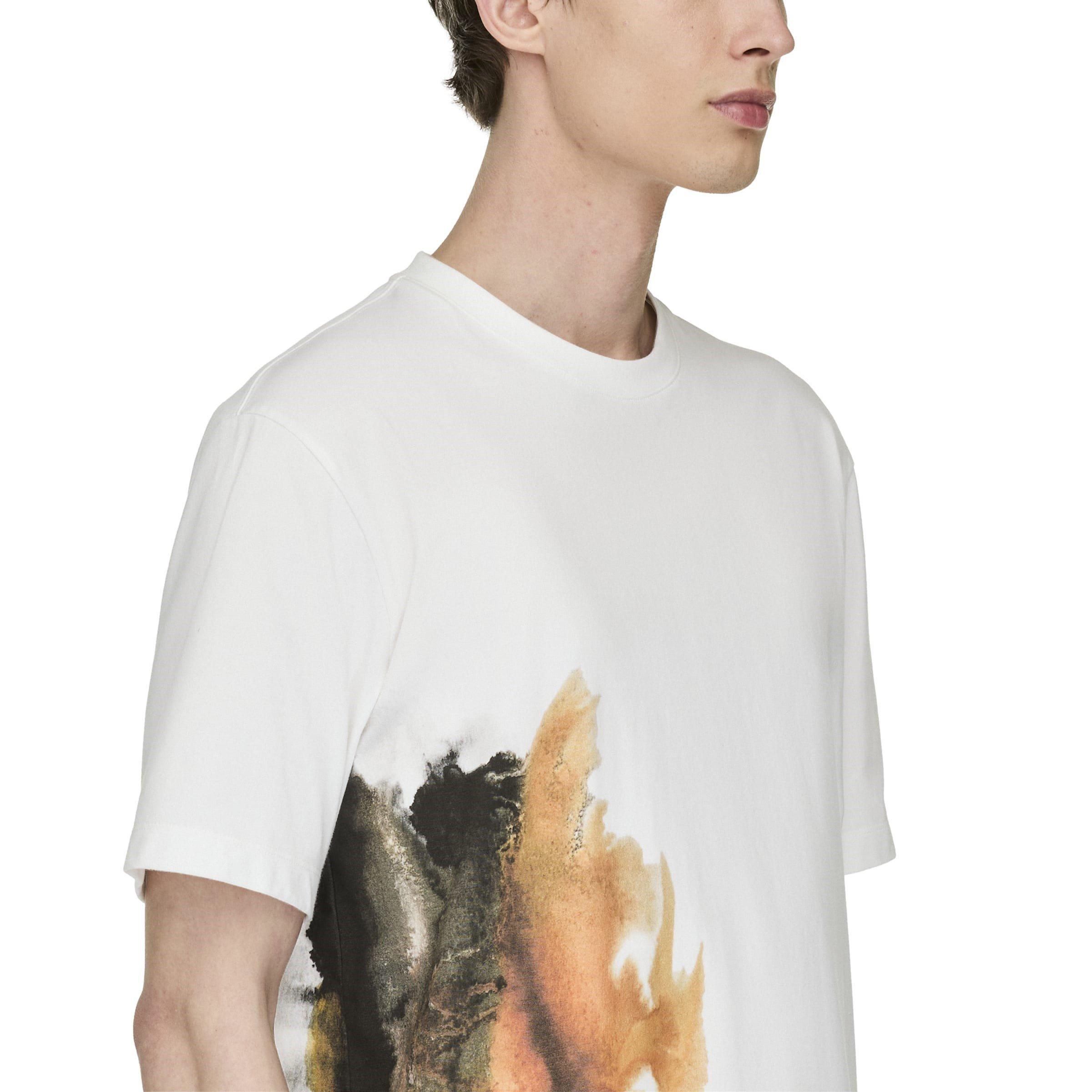 White/Multi - Y3 - Men's Regular Fit Short-Sleeve T-Shirt - 8