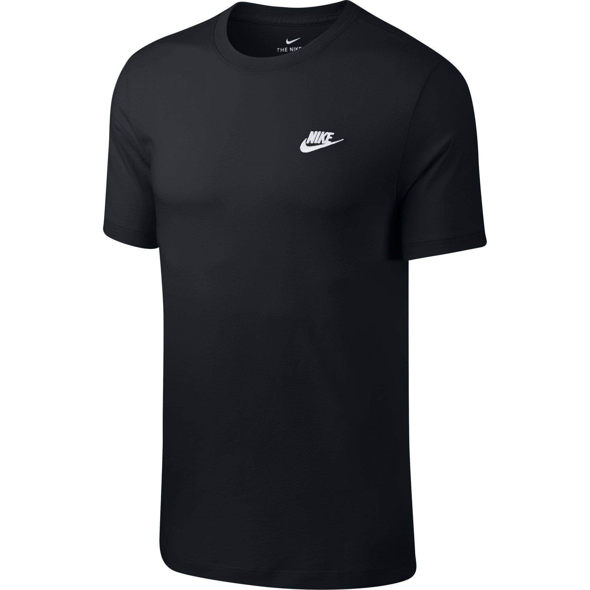 Nike Men's Sportswear Club T-Shirt - Black Sl - XL