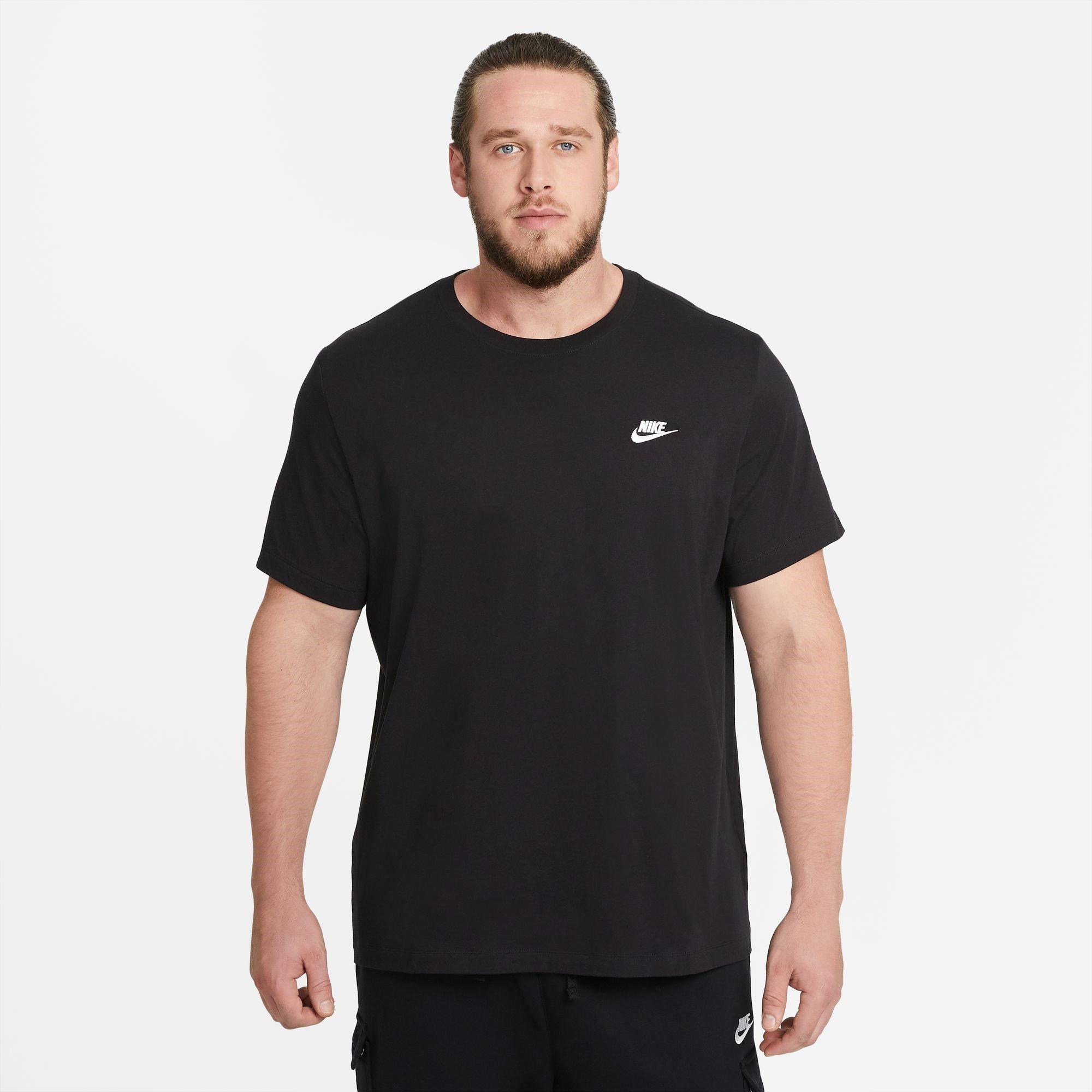 Black SL - Nike - Sportswear Club T-Shirt Mens - 11