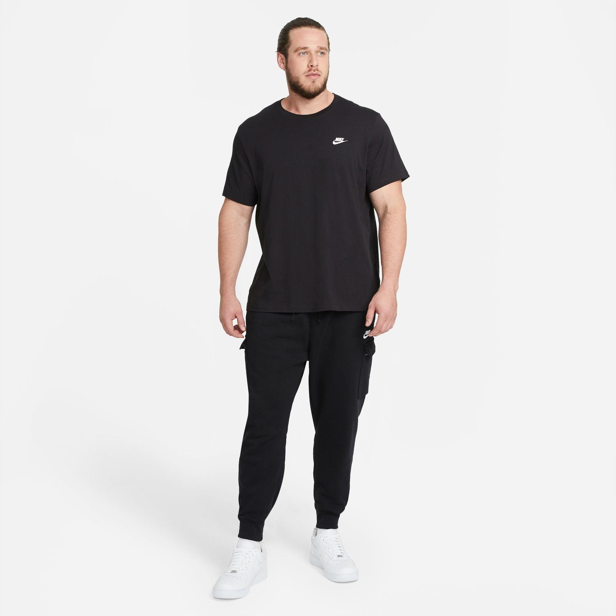 Black SL - Nike - Sportswear Club T-Shirt Mens - 14