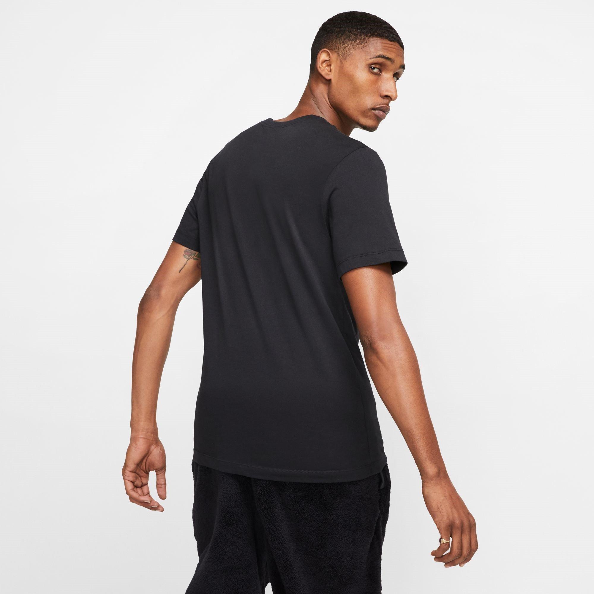 Black SL - Nike - Sportswear Club T-Shirt Mens - 6
