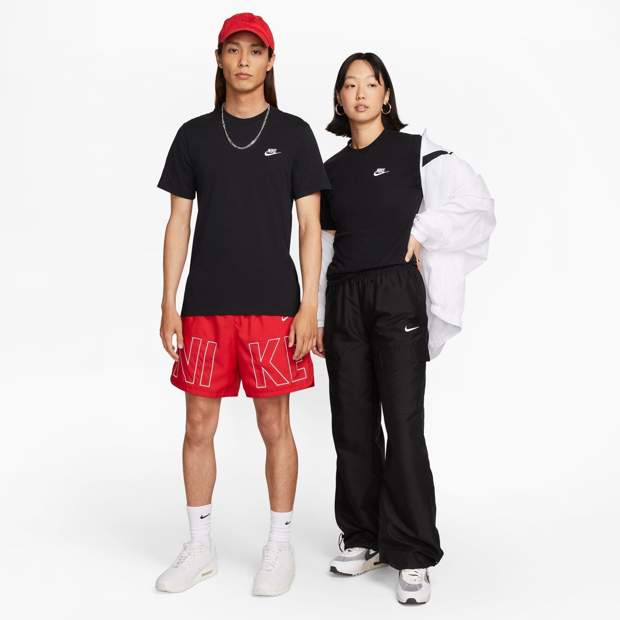 Black SL - Nike - Sportswear Club T-Shirt Mens - 7