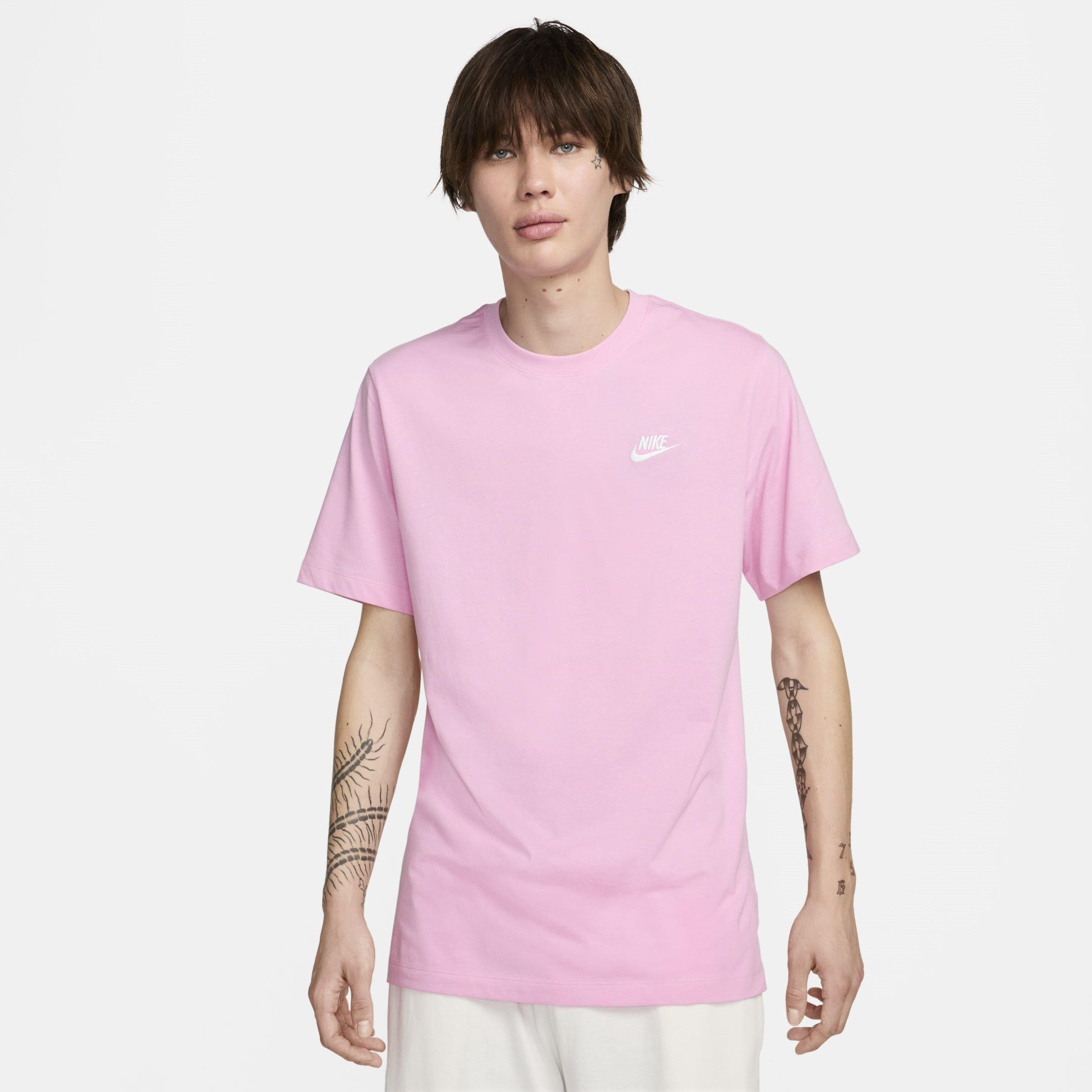 Nike Men's Sportswear Club T-Shirt - Pink Rise Sl - XS