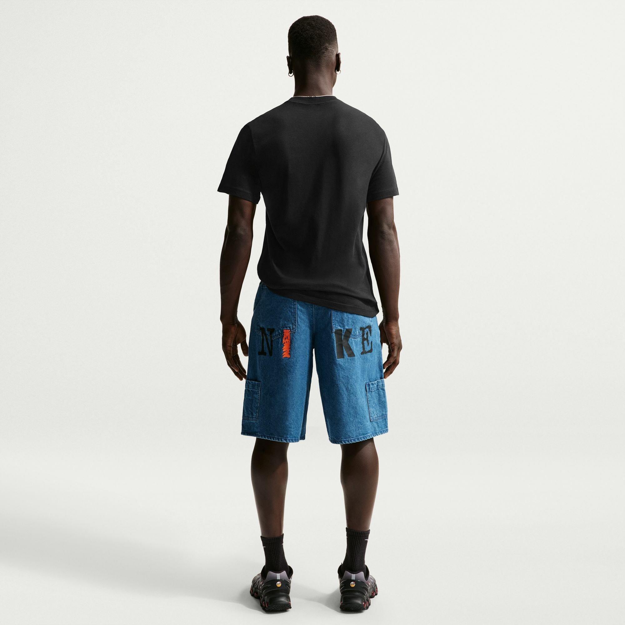 Black/Wolf Grey - Nike - Sportswear Club T-Shirt Mens - 5
