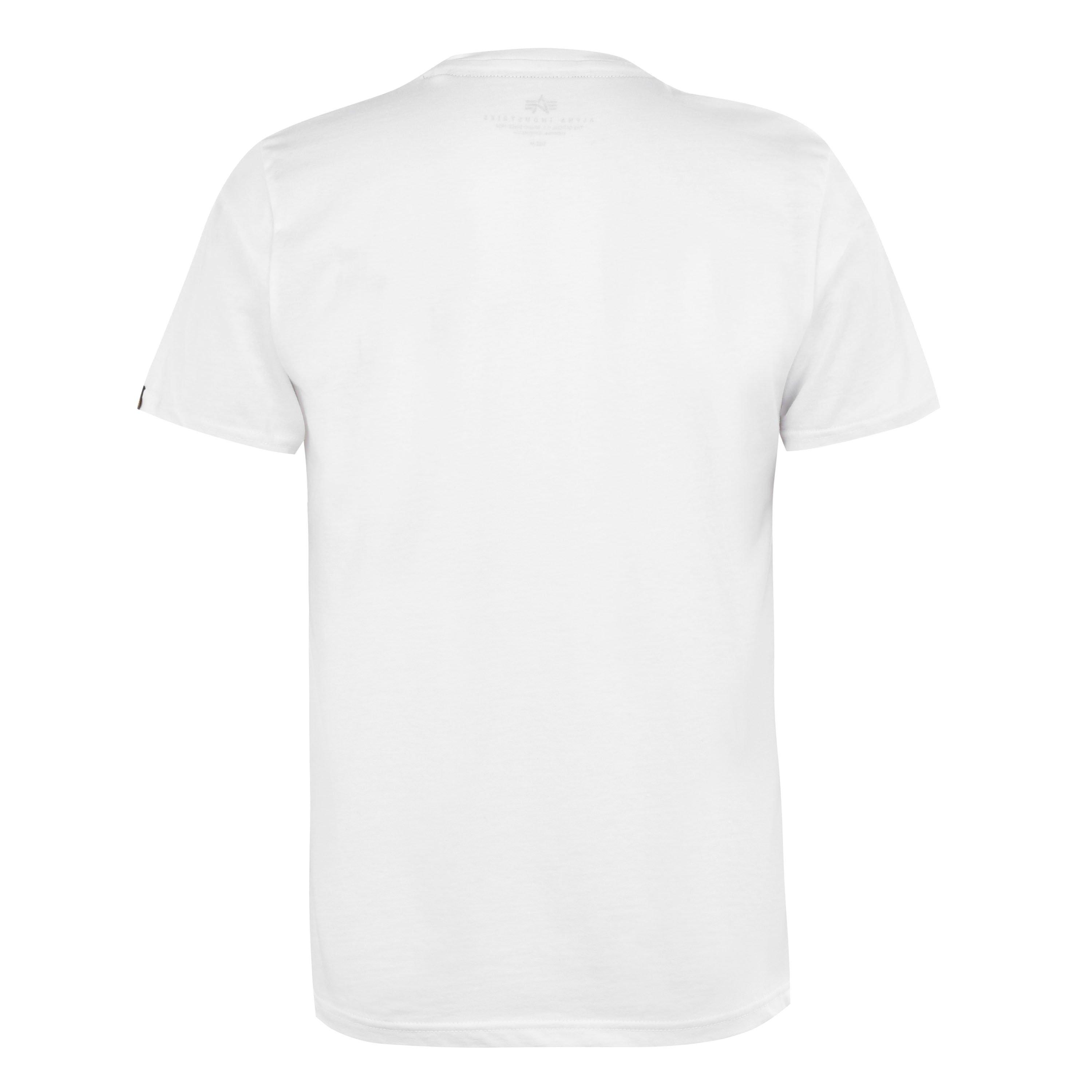 White 09 - Alpha Industries - NASA Reflective T-Shirt - 6