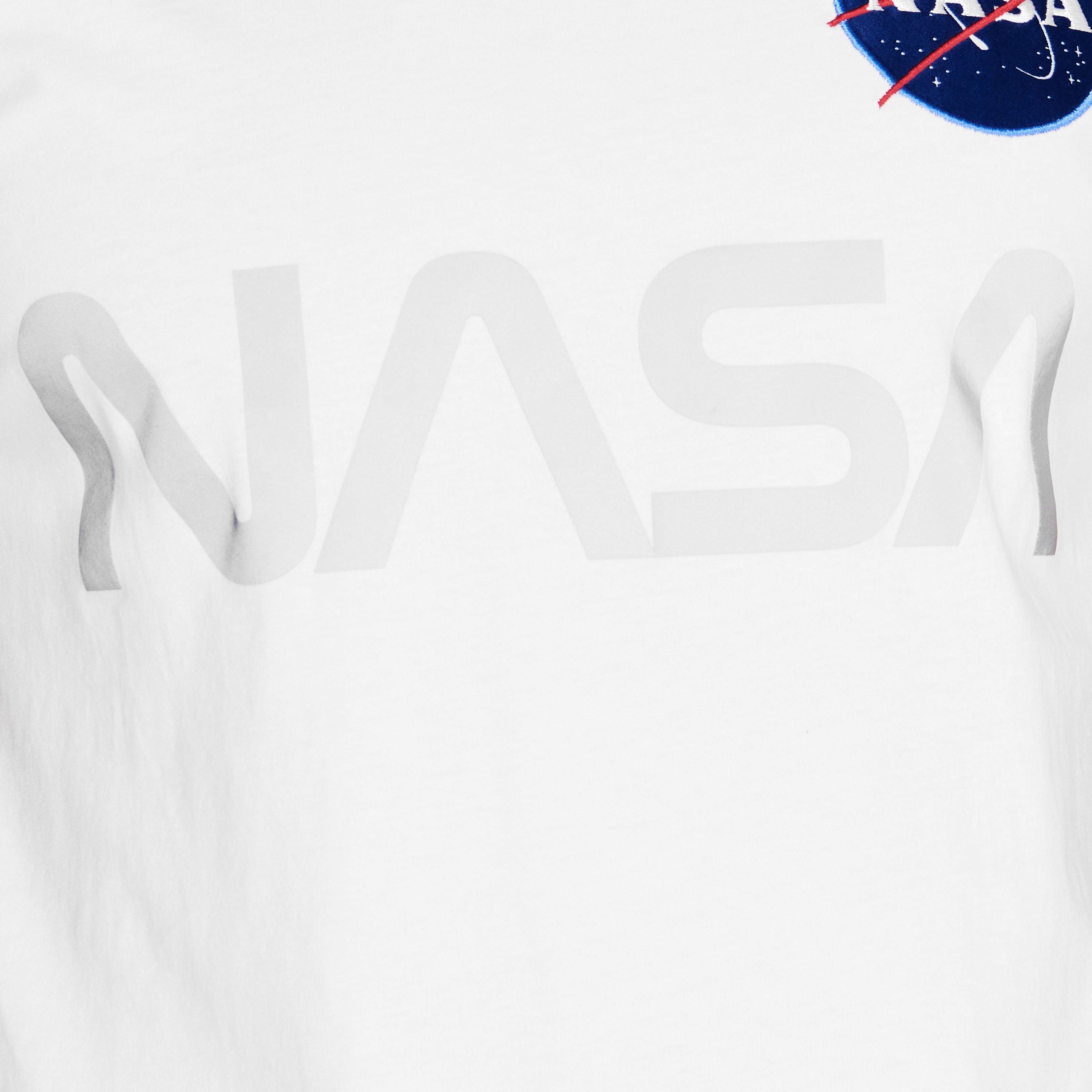 White 09 - Alpha Industries - NASA Reflective T-Shirt - 4