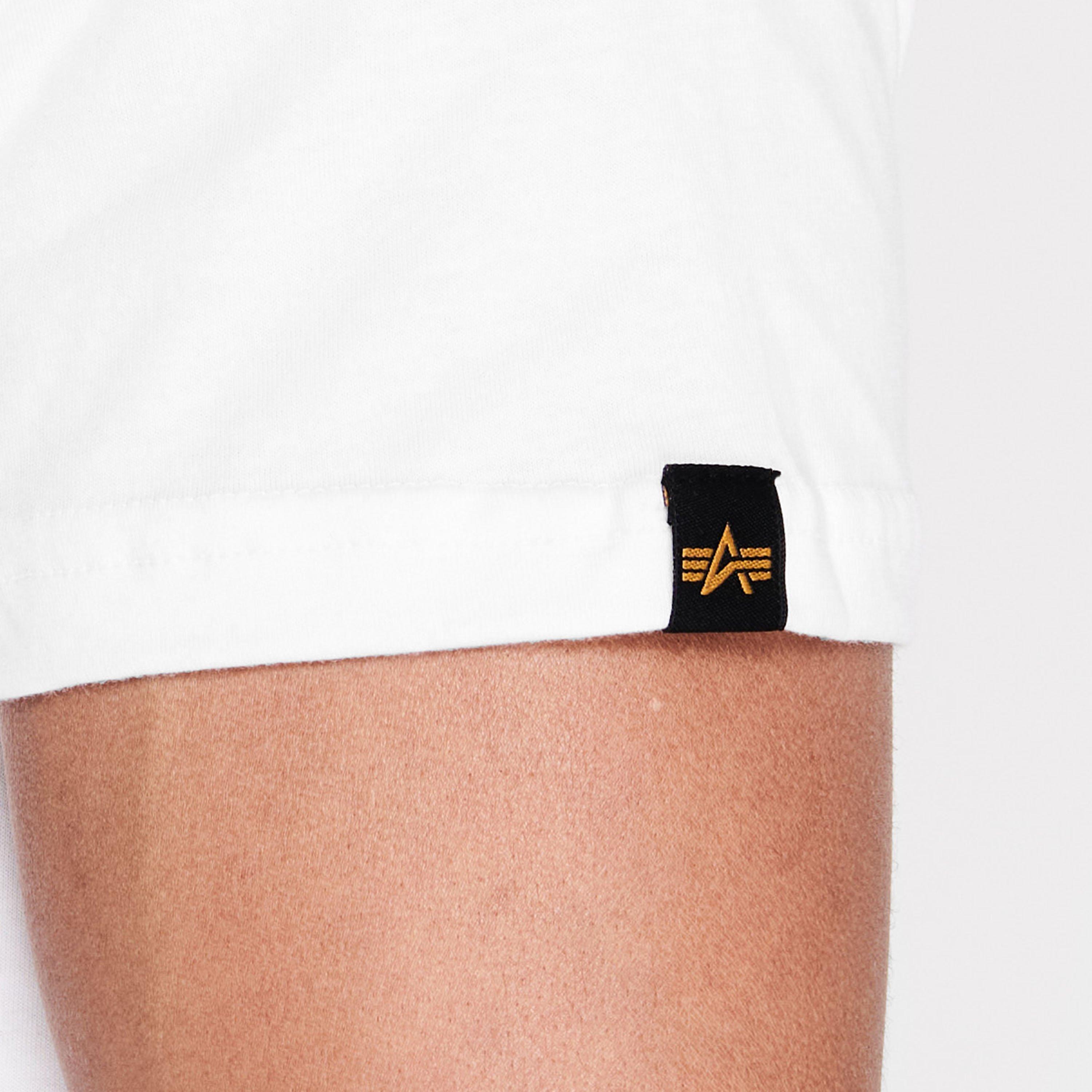 White 09 - Alpha Industries - NASA Reflective T-Shirt - 5