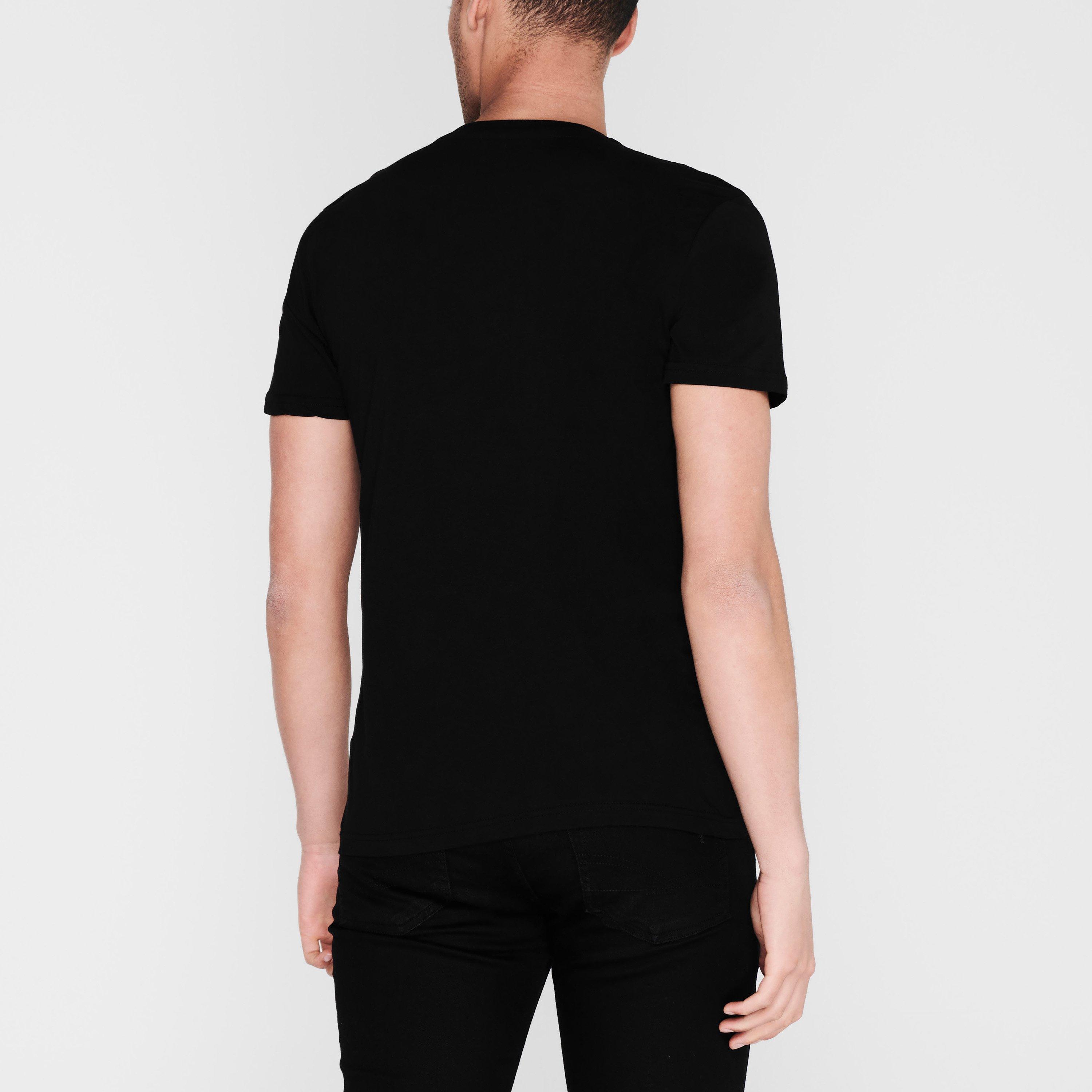 Preto - Alpha Industries - NASA Reflective T-Shirt - 3