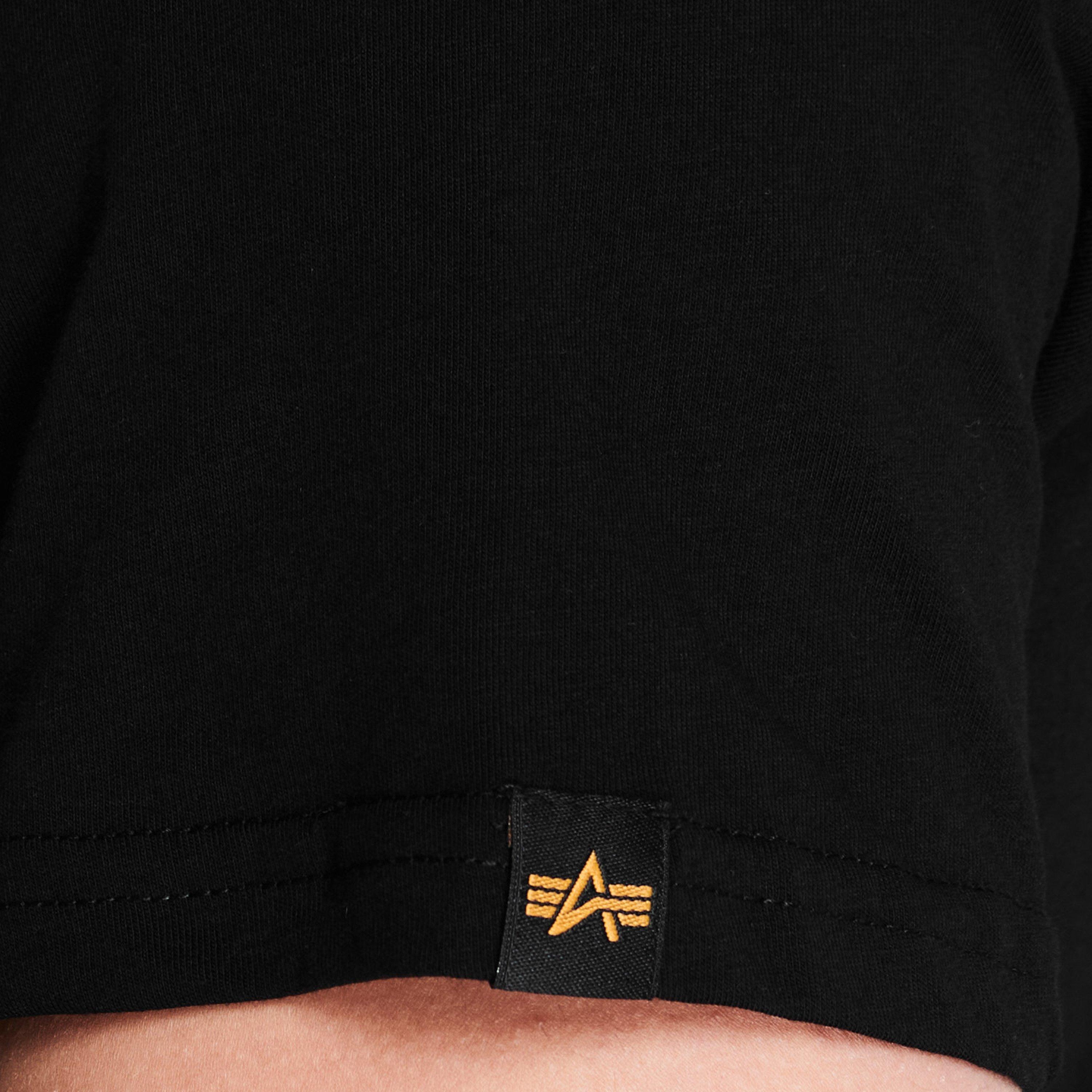 Preto - Alpha Industries - NASA Reflective T-Shirt - 5