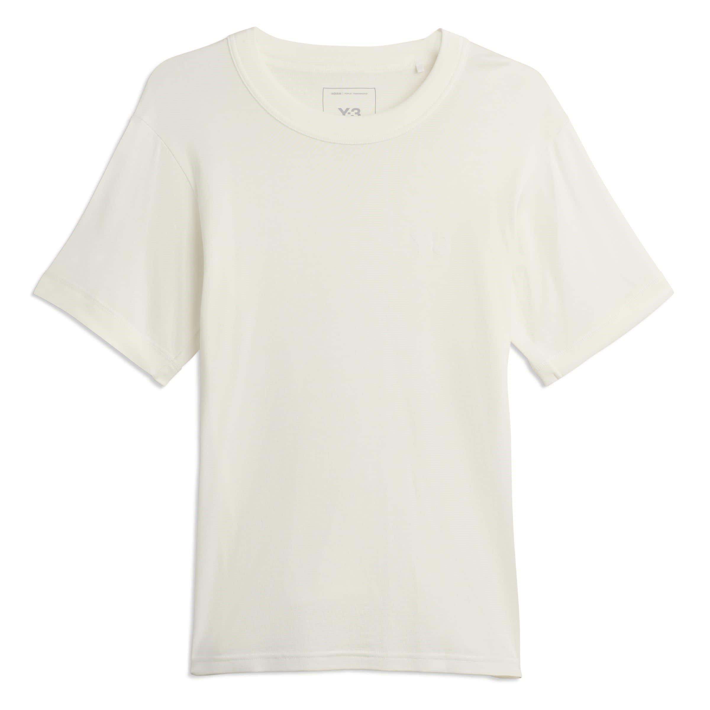 Y3 Slim Short Sleeve T-Shirt - White - X Large