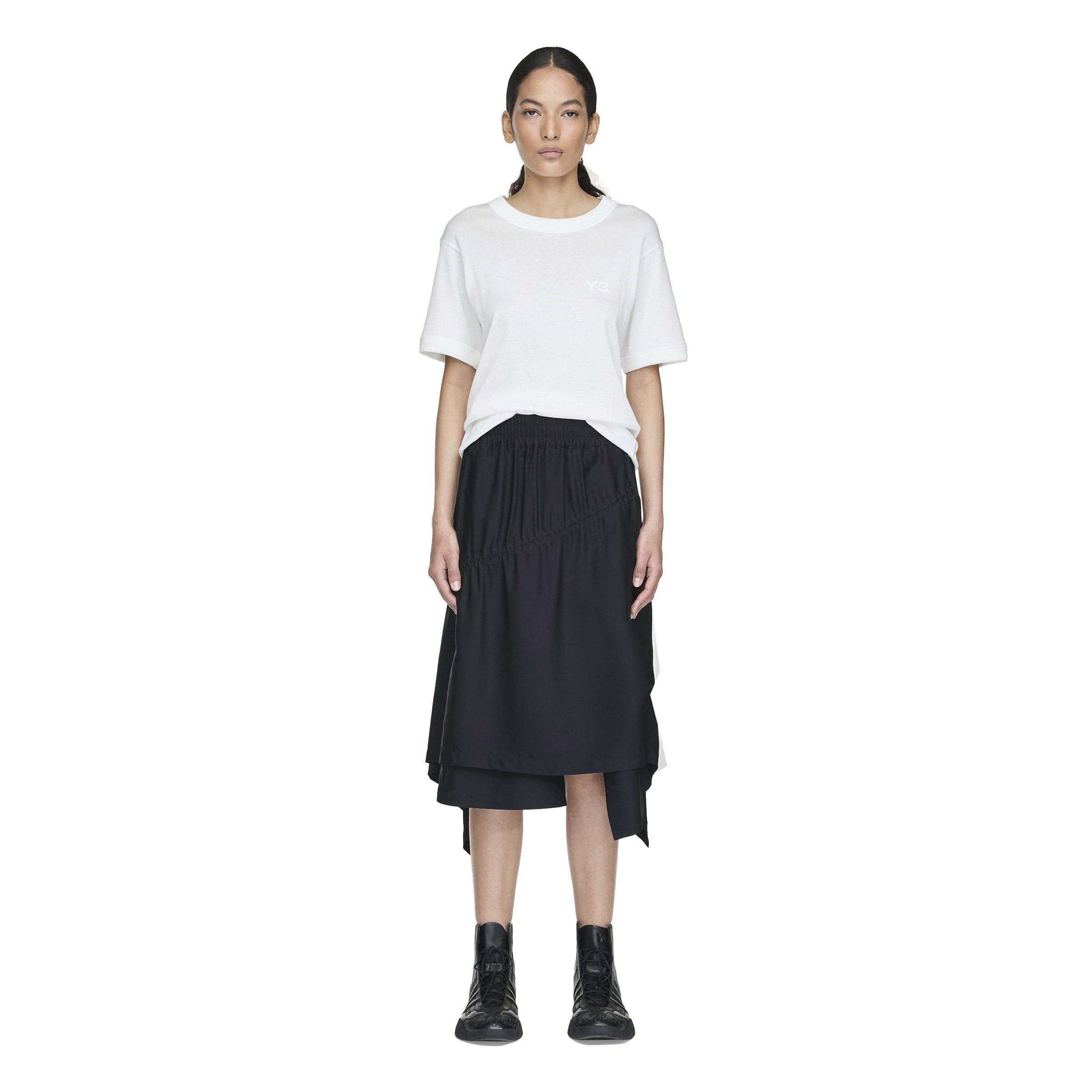 White - Y3 - Slim Short Sleeve T-Shirt - 7