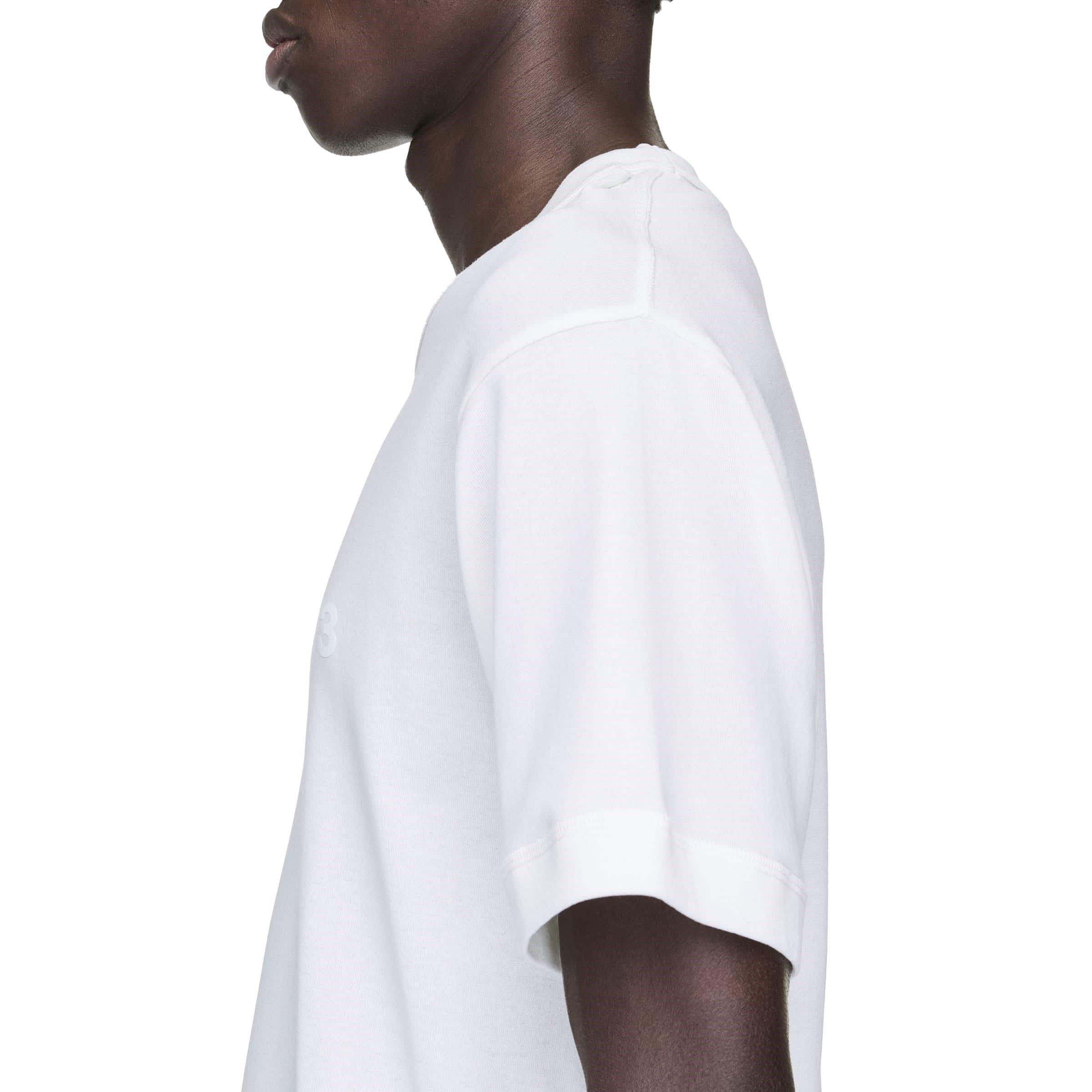 White - Y3 - Slim Short Sleeve T-Shirt - 9