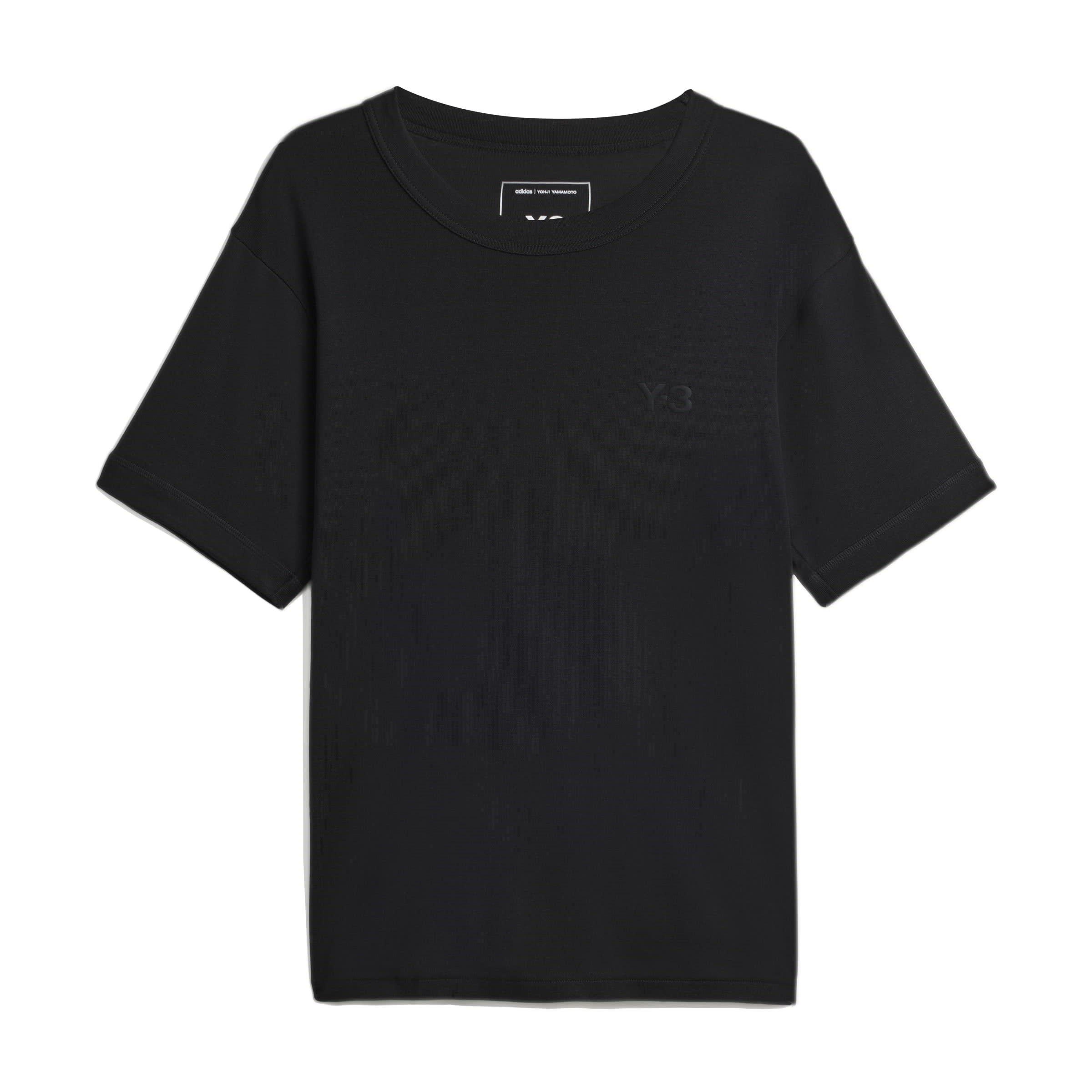 Black - Y3 - Slim Short Sleeve T-Shirt - 1