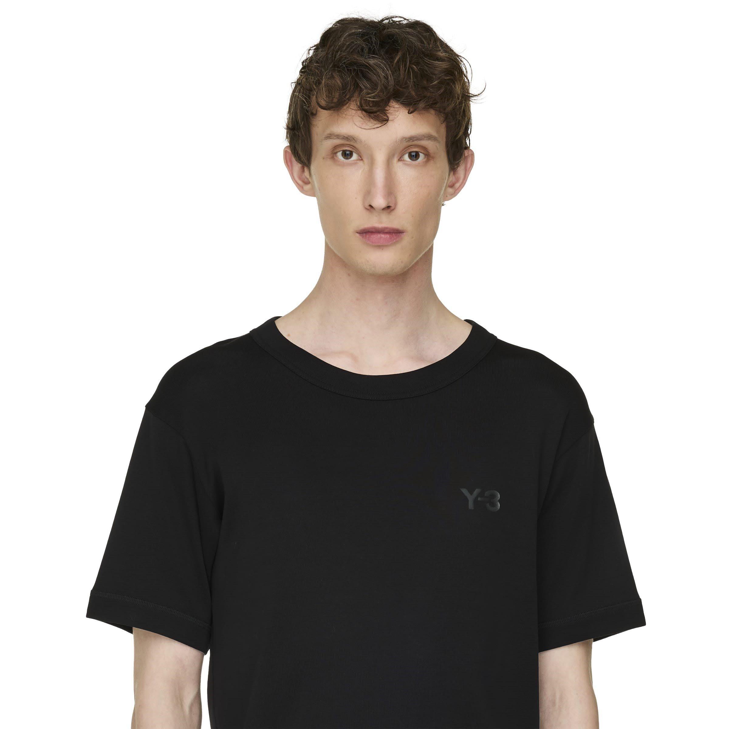 Black - Y3 - Slim Short Sleeve T-Shirt - 8