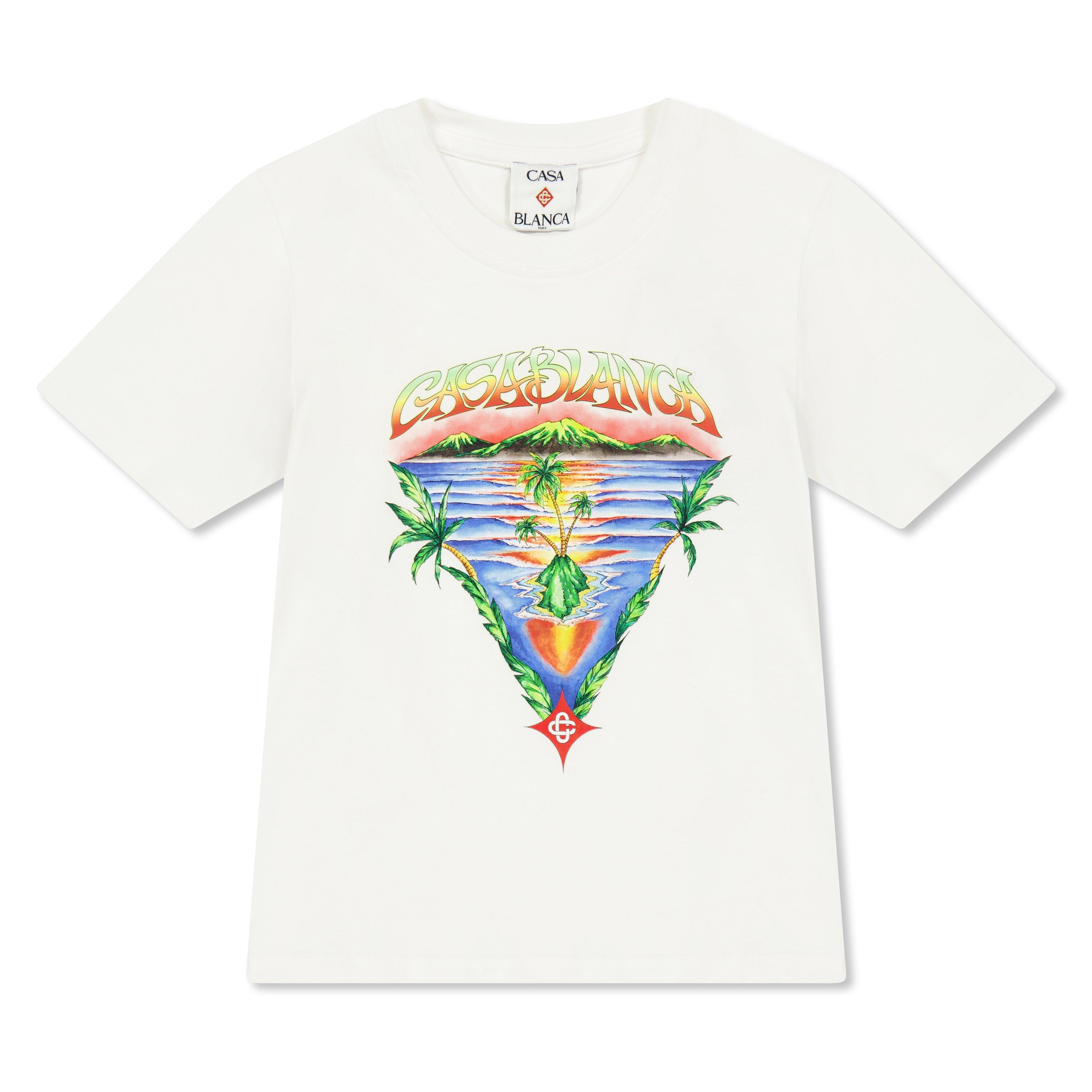 White - Casablanca - Kids' Triangle T-Shirt - 1