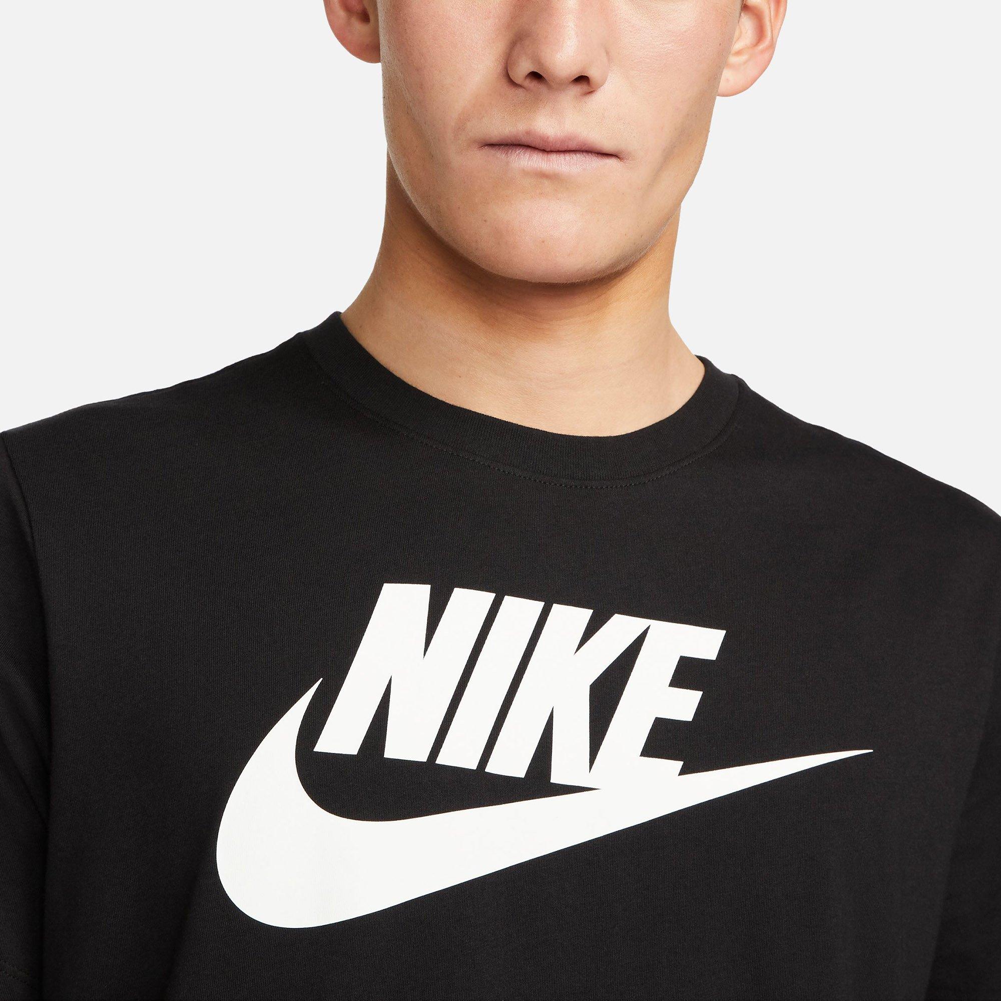 Black/White - Nike - Nike Sportswear Icon Futura Mens T-Shirt - 5