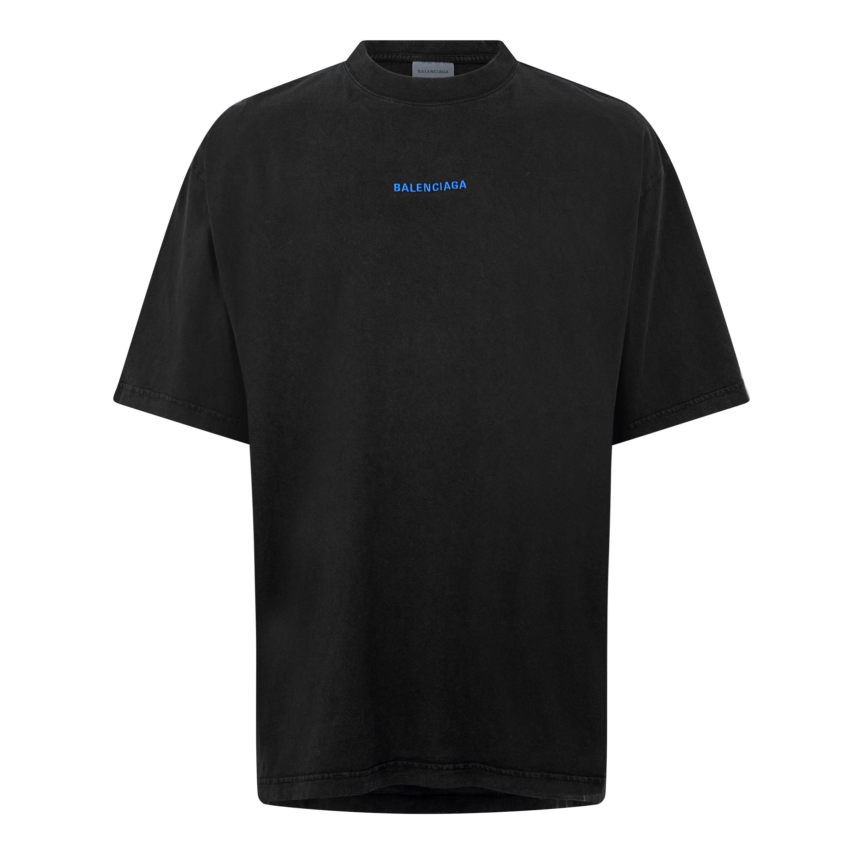 Wash Black - Balenciaga - Bal Wash Tee Sn64 - 1