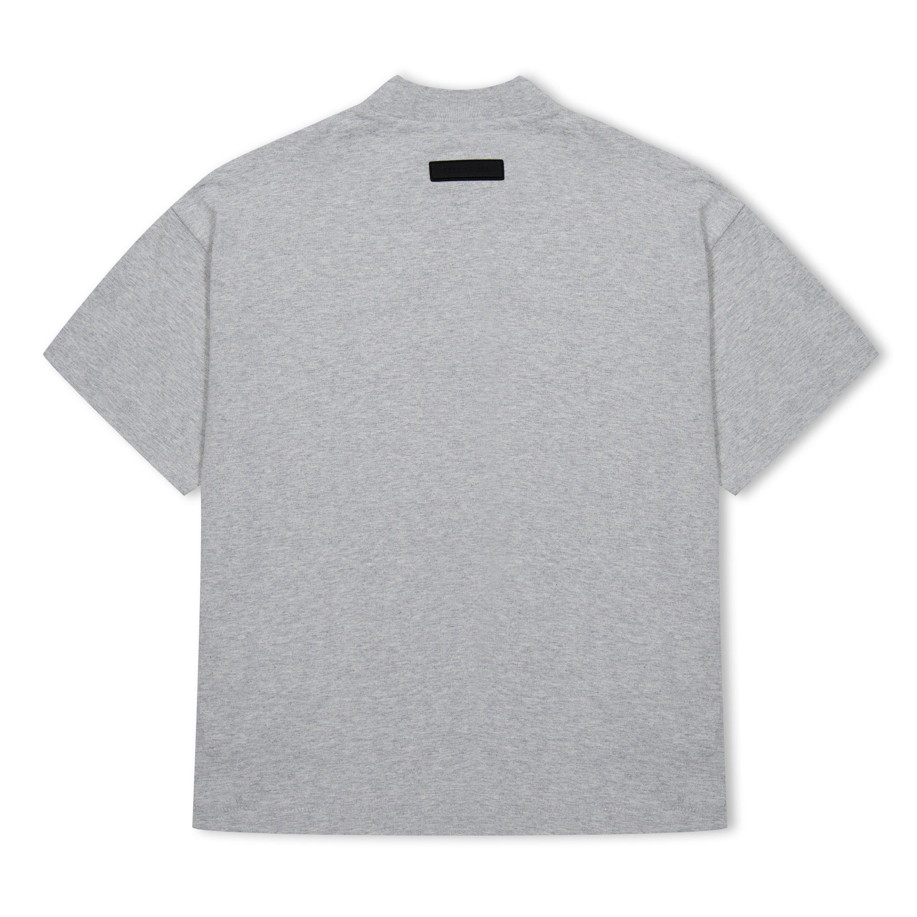 Lght Hthr Grey - Fear Of God Essentials - Unisex Kids' Regular Fit T-Shirt - 2