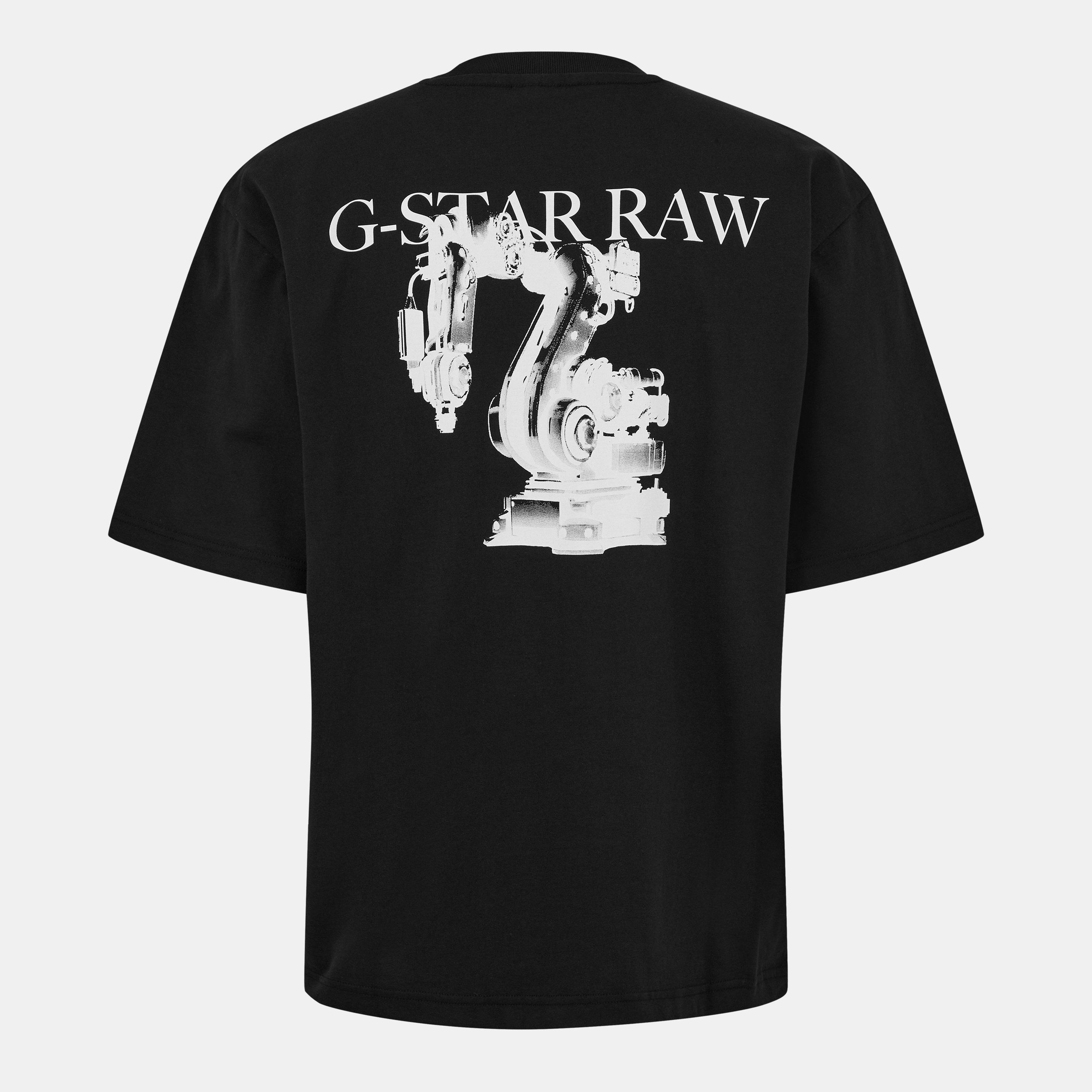 T-Shirt Donna G-Star Overdyed Micro Boxy Top - Vestibilità Rilassata, Jersey Lash, Colore Originale