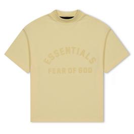 Fear Of God Essentials Cotton Logo T Shirt Unisex Juniors