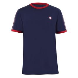 Pretty Green Eclipse Tape Regular Fit T-Shirt
