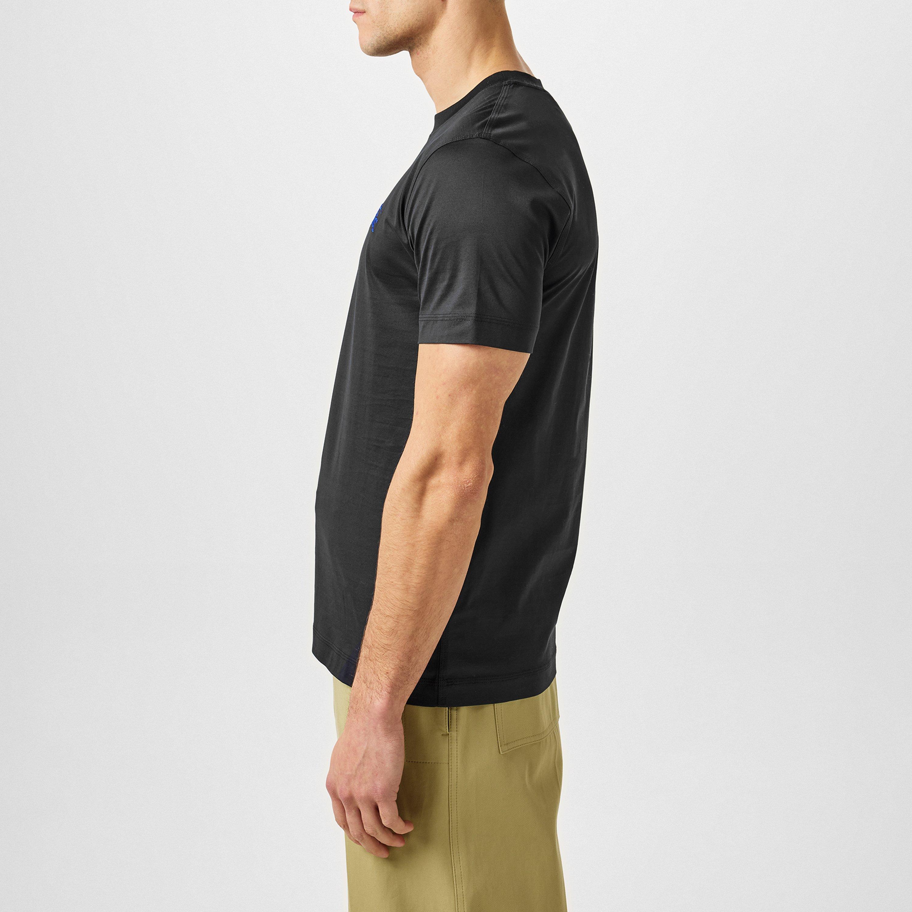 Black - Burberry - Embroidered Ekd T-Shirt - 2