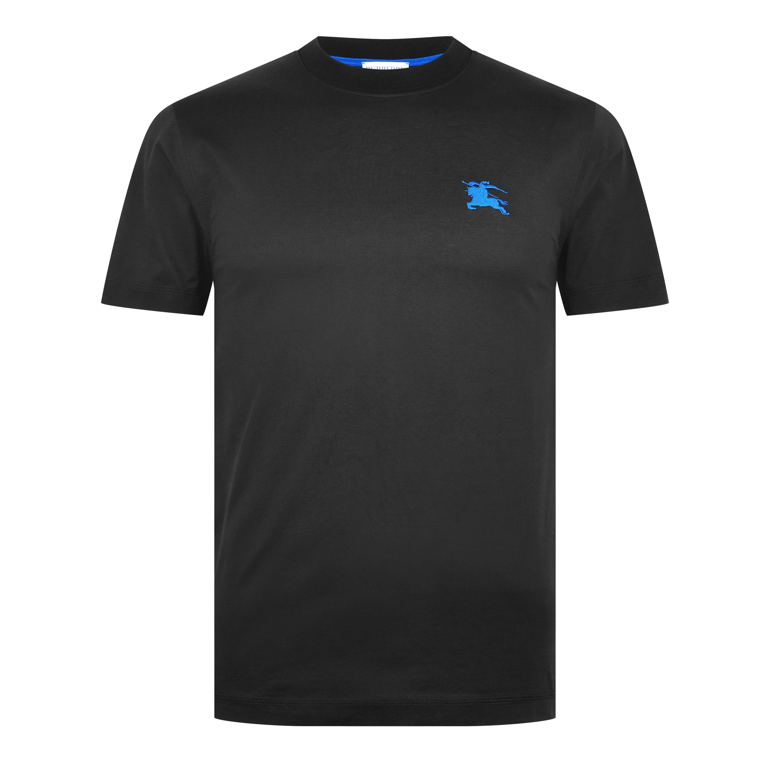 Black - Burberry - Embroidered Ekd T-Shirt - 5
