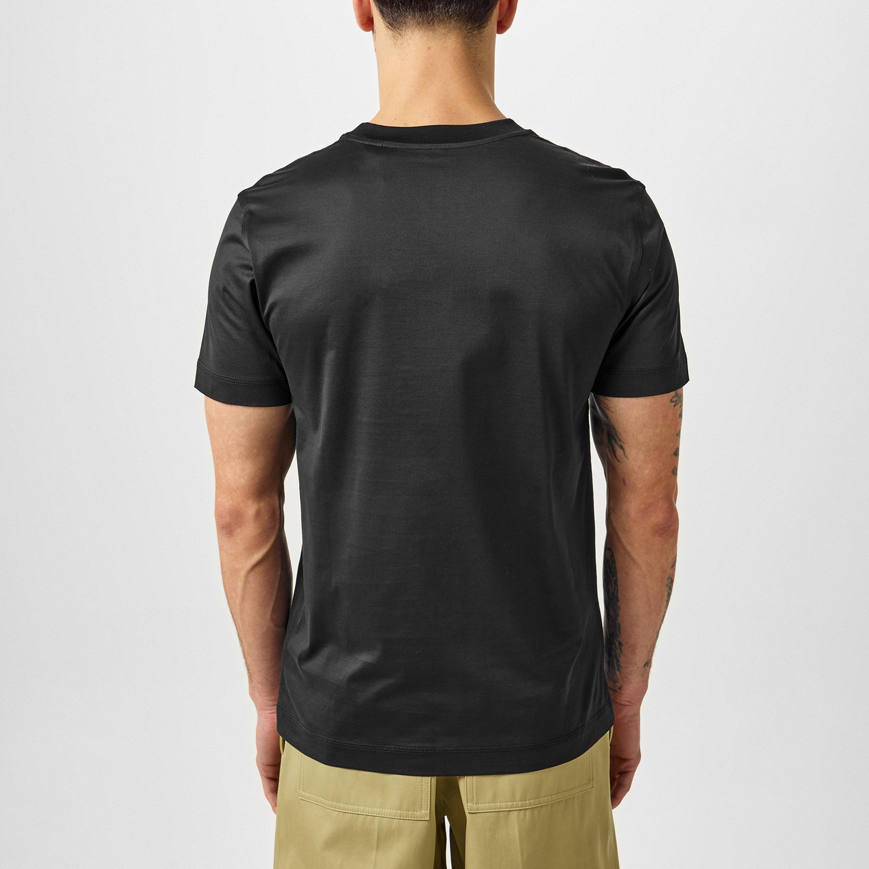 Black - Burberry - Embroidered Ekd T-Shirt - 3