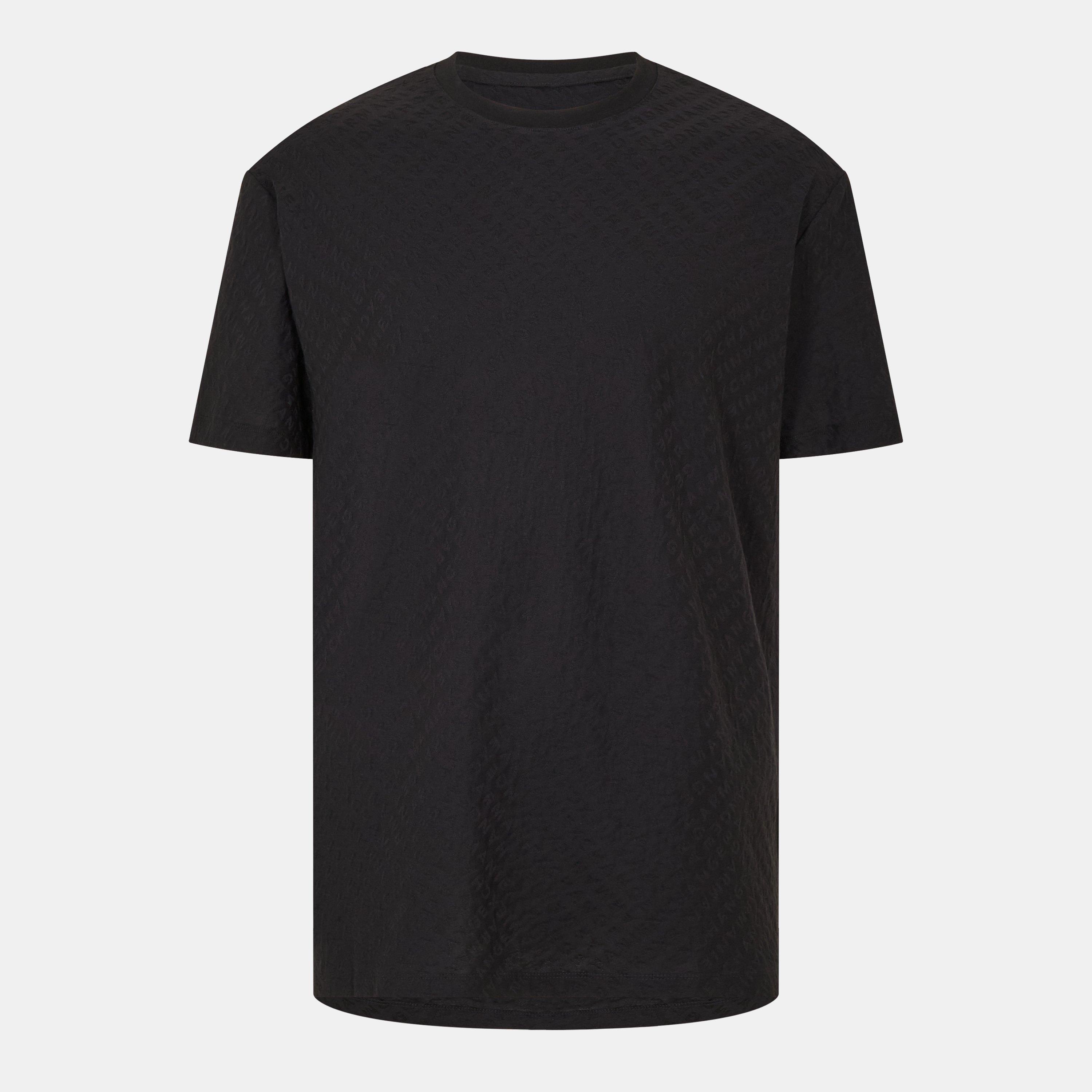 Black AOP FC022 - Armani Exchange - Men's Regular Fit T-Shirt - 1