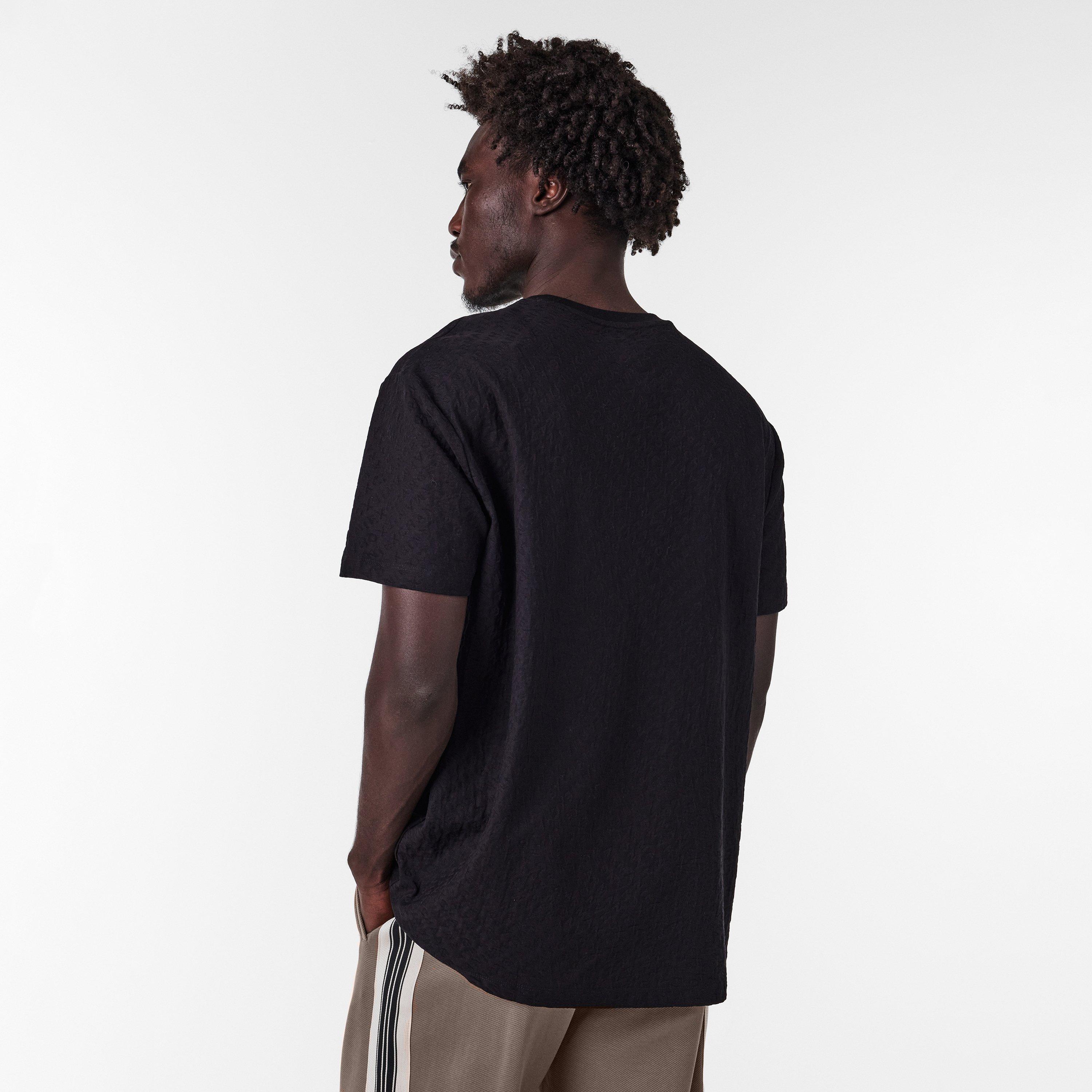 Black AOP FC022 - Armani Exchange - Men's Regular Fit T-Shirt - 4