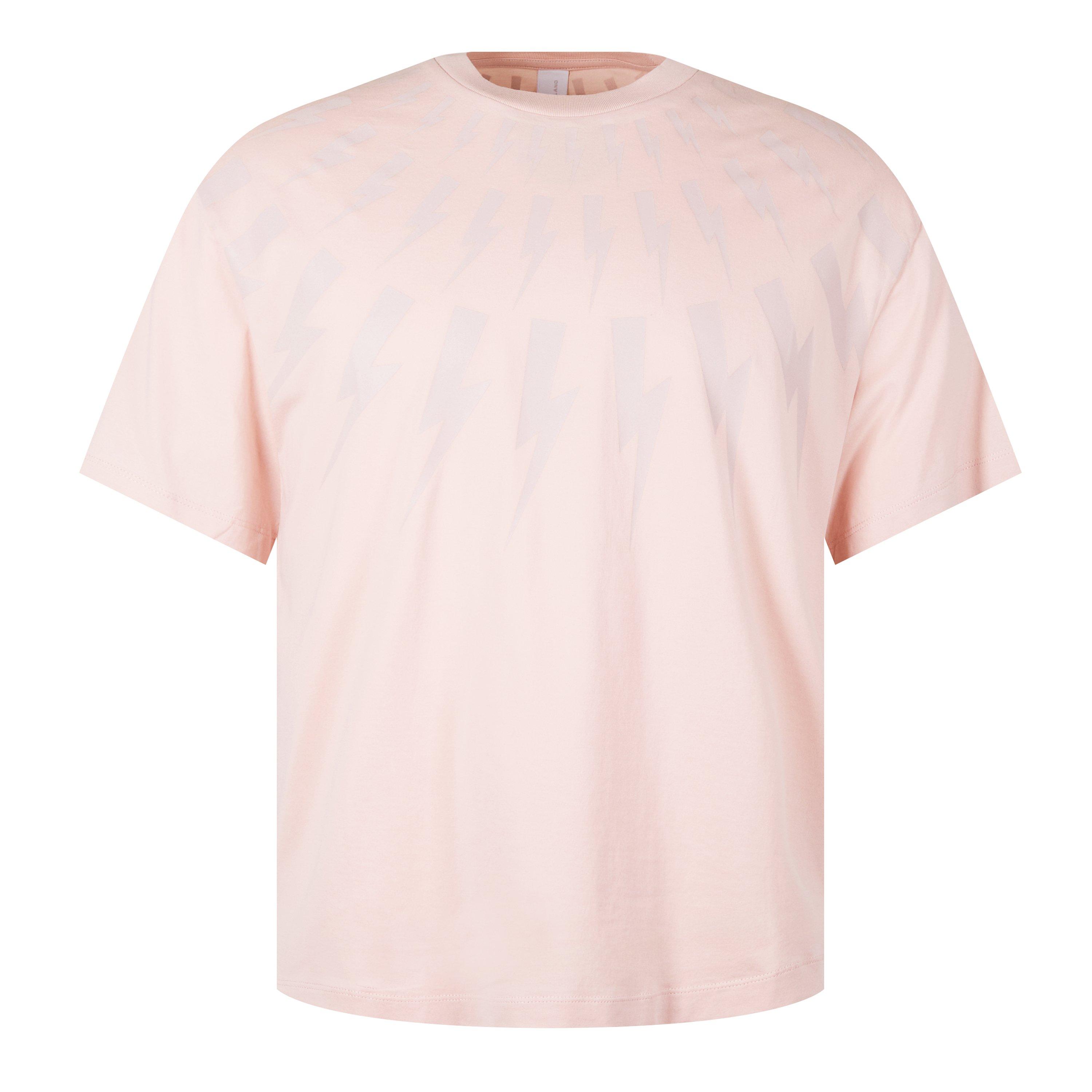Peach - Neil Barrett - Thunderbolt T-Shirt - 7