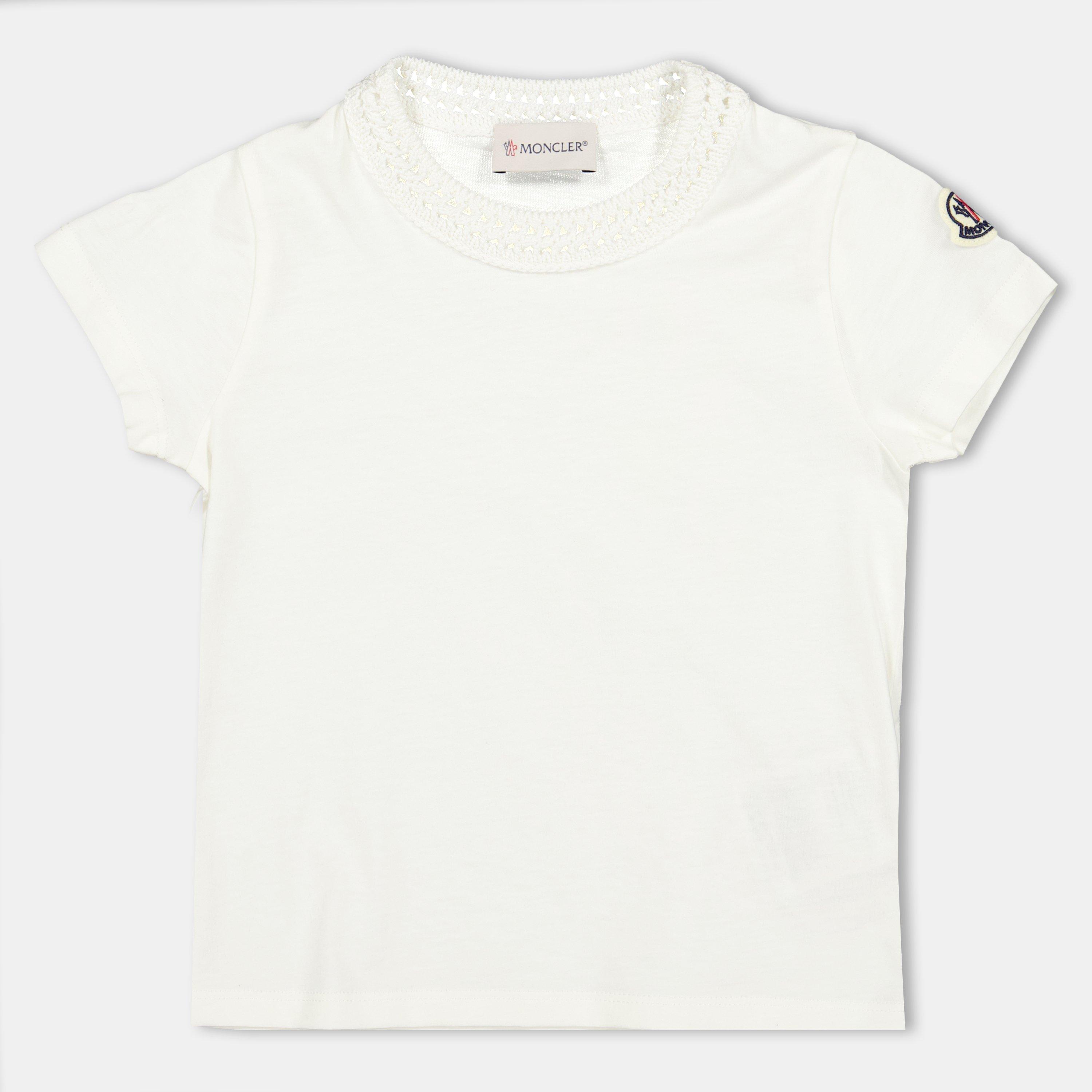 White 034 - Moncler - Kids' Logo T-Shirt - 1