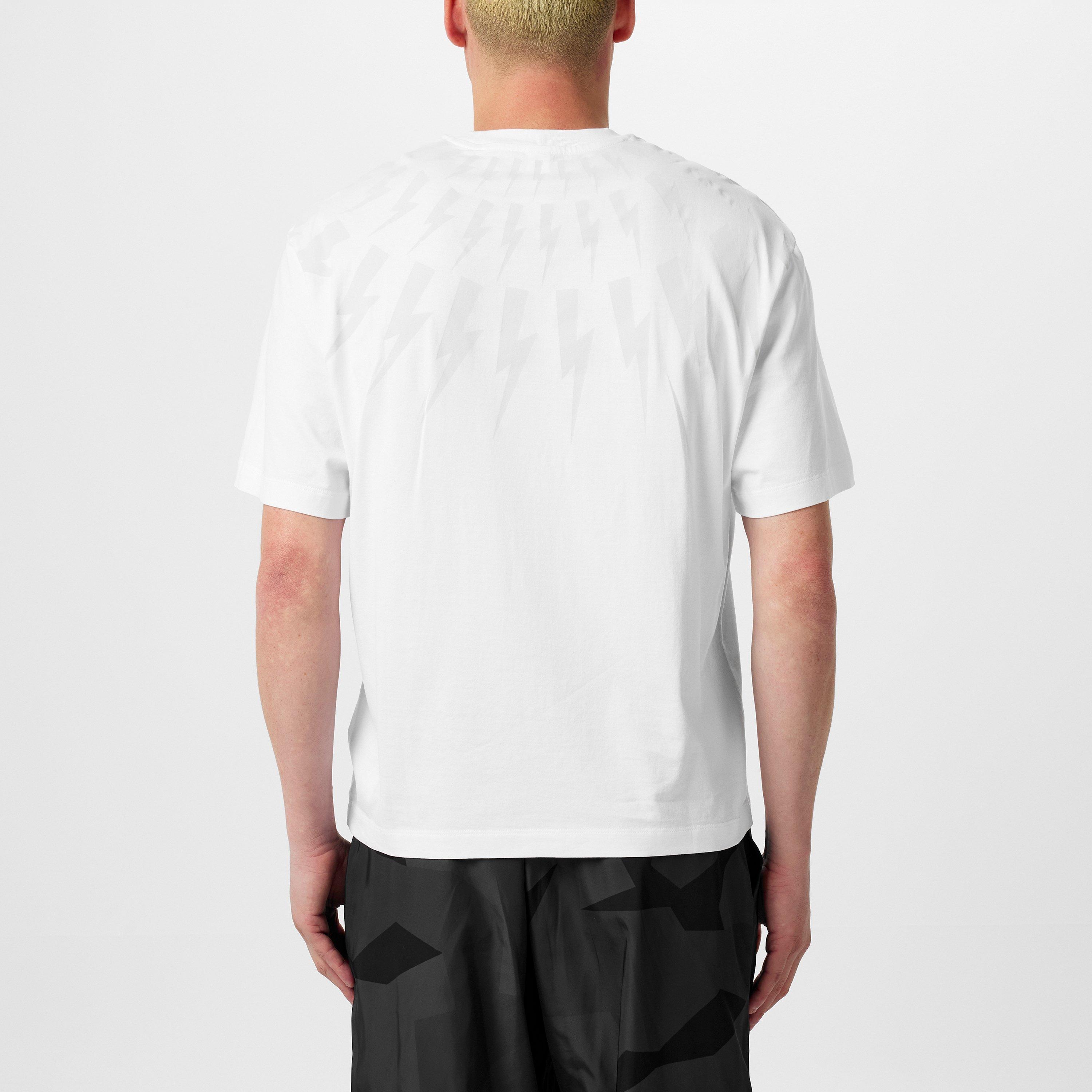 White - Neil Barrett - Thunderbolt T-Shirt - 4
