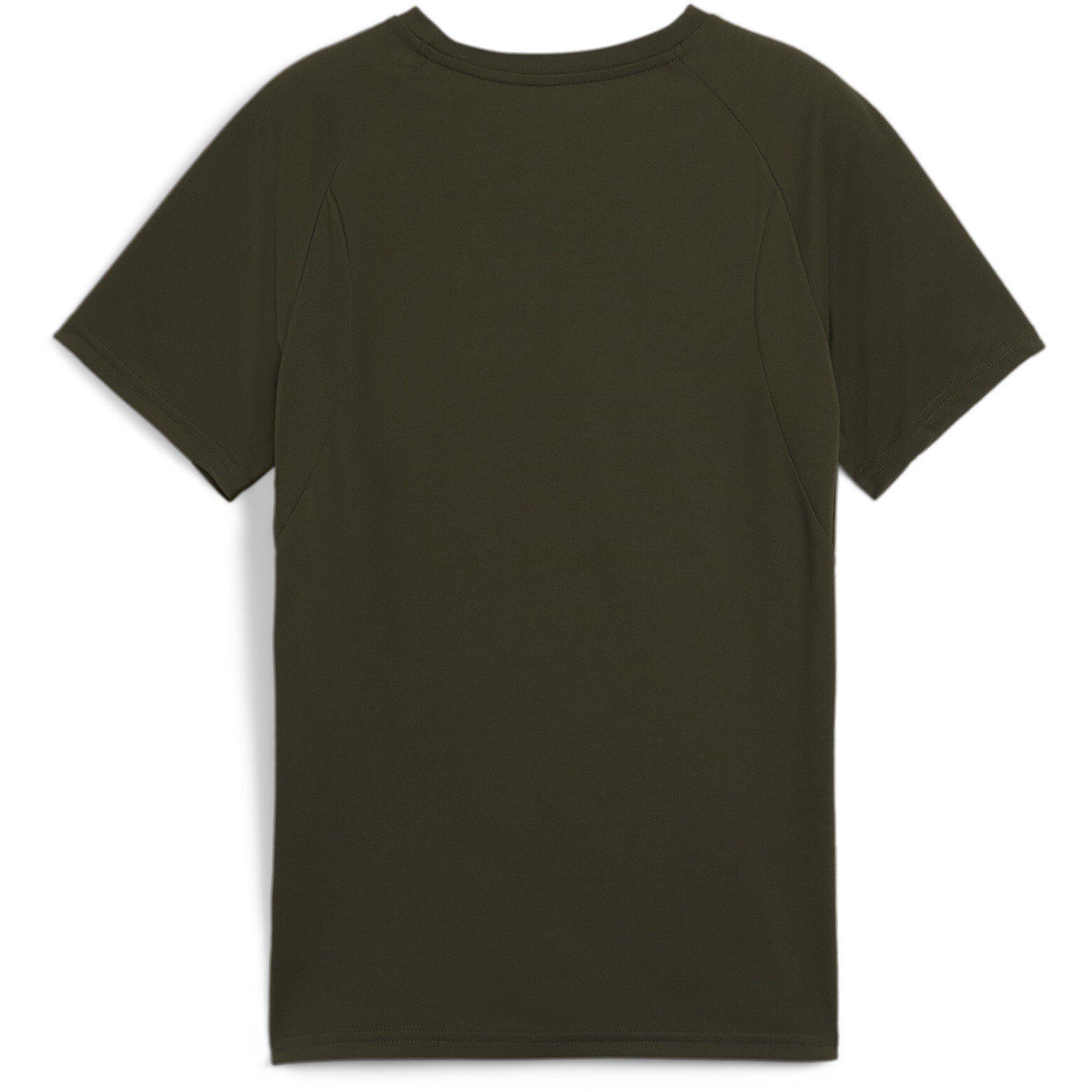 Dark Olive - Puma - Kids' Evostripe Regular Fit T-Shirt - 5