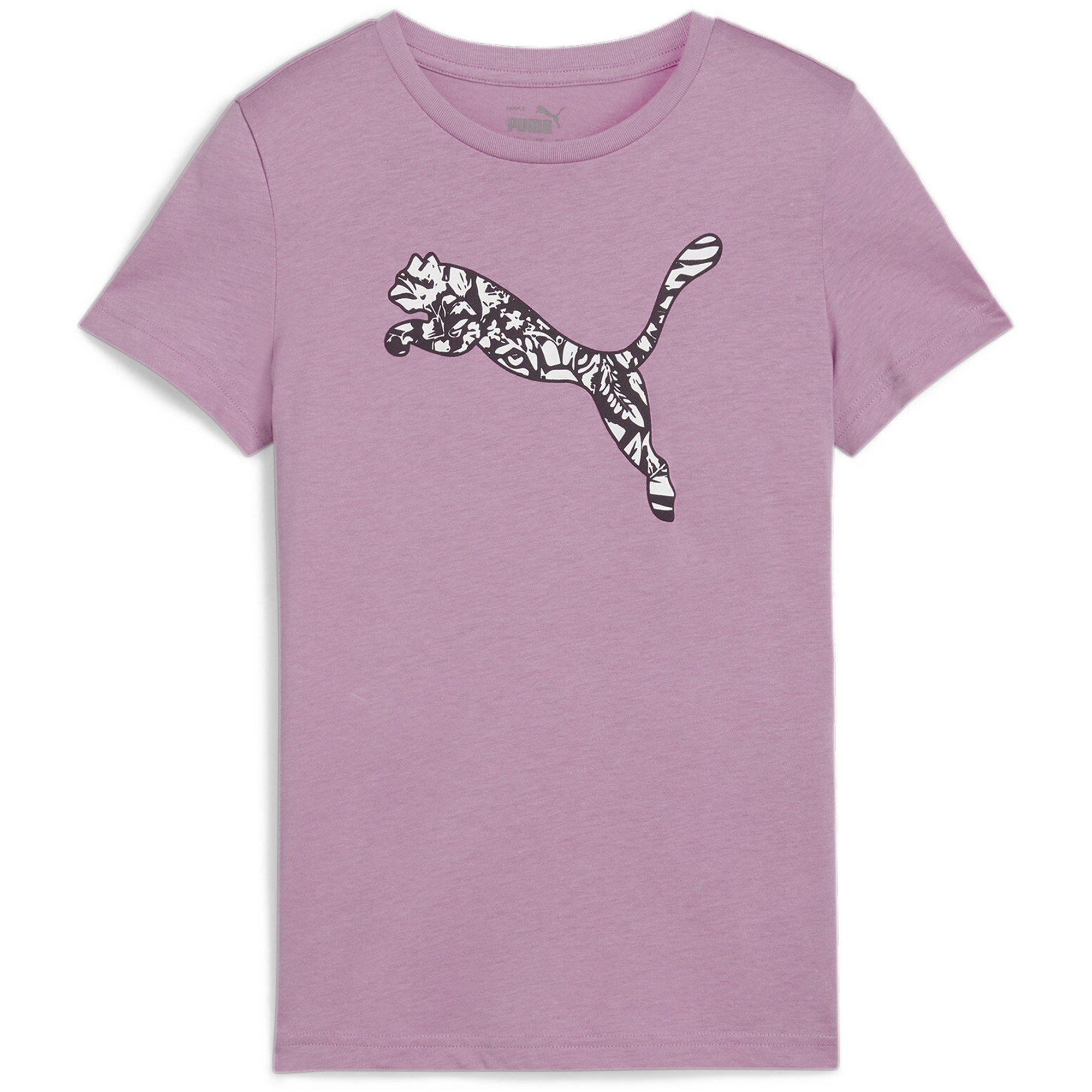 Mauved Out - Puma - Unisex Kids' Ess Graphic Tropicat Regular Fit T-Shirt - 1