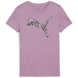 Puma Puma Ess+ Graphic Tropicat Tee G T-Shirt Unisex Kids