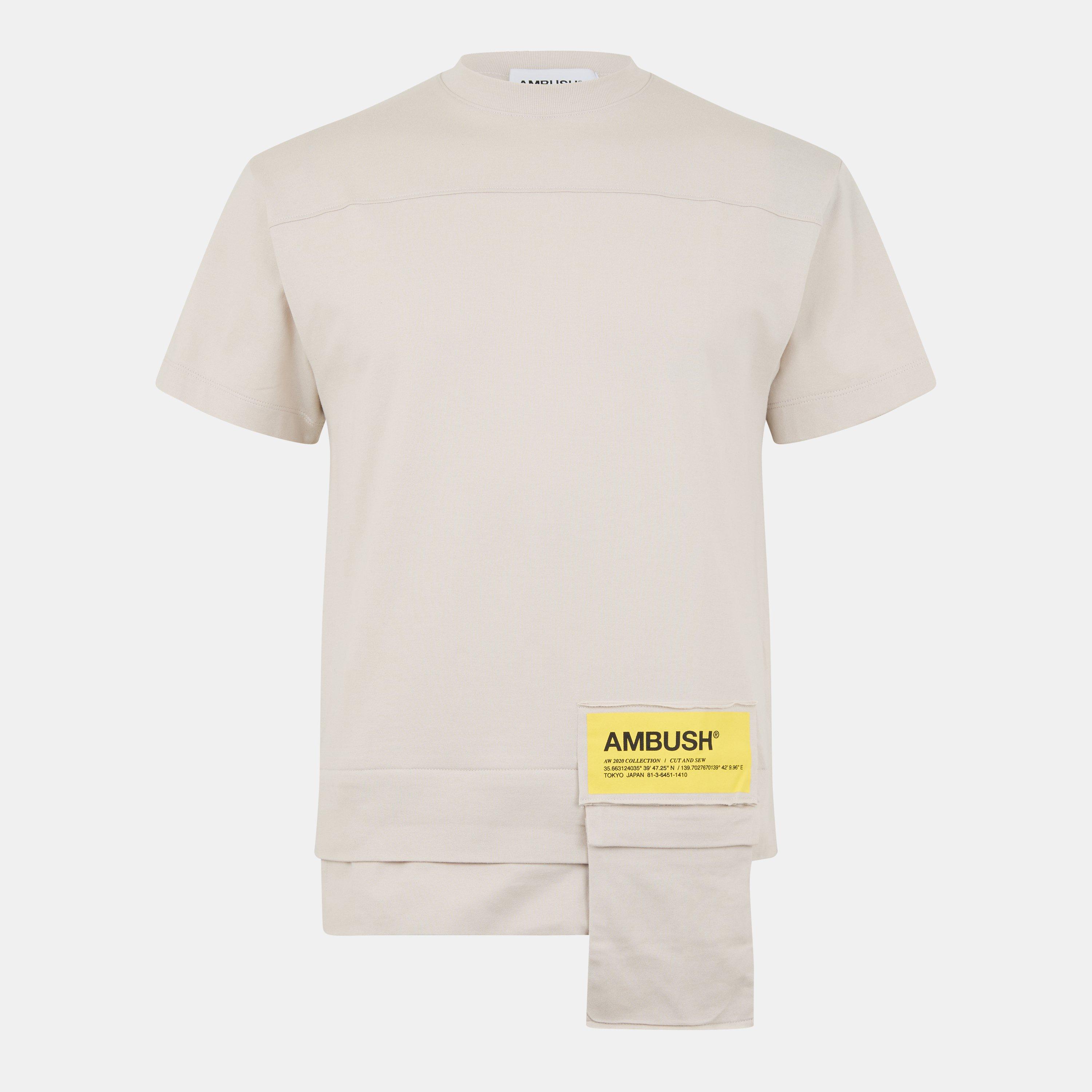 Ambush Men's Waist Pocket T-Shirt - Neutrals - Small