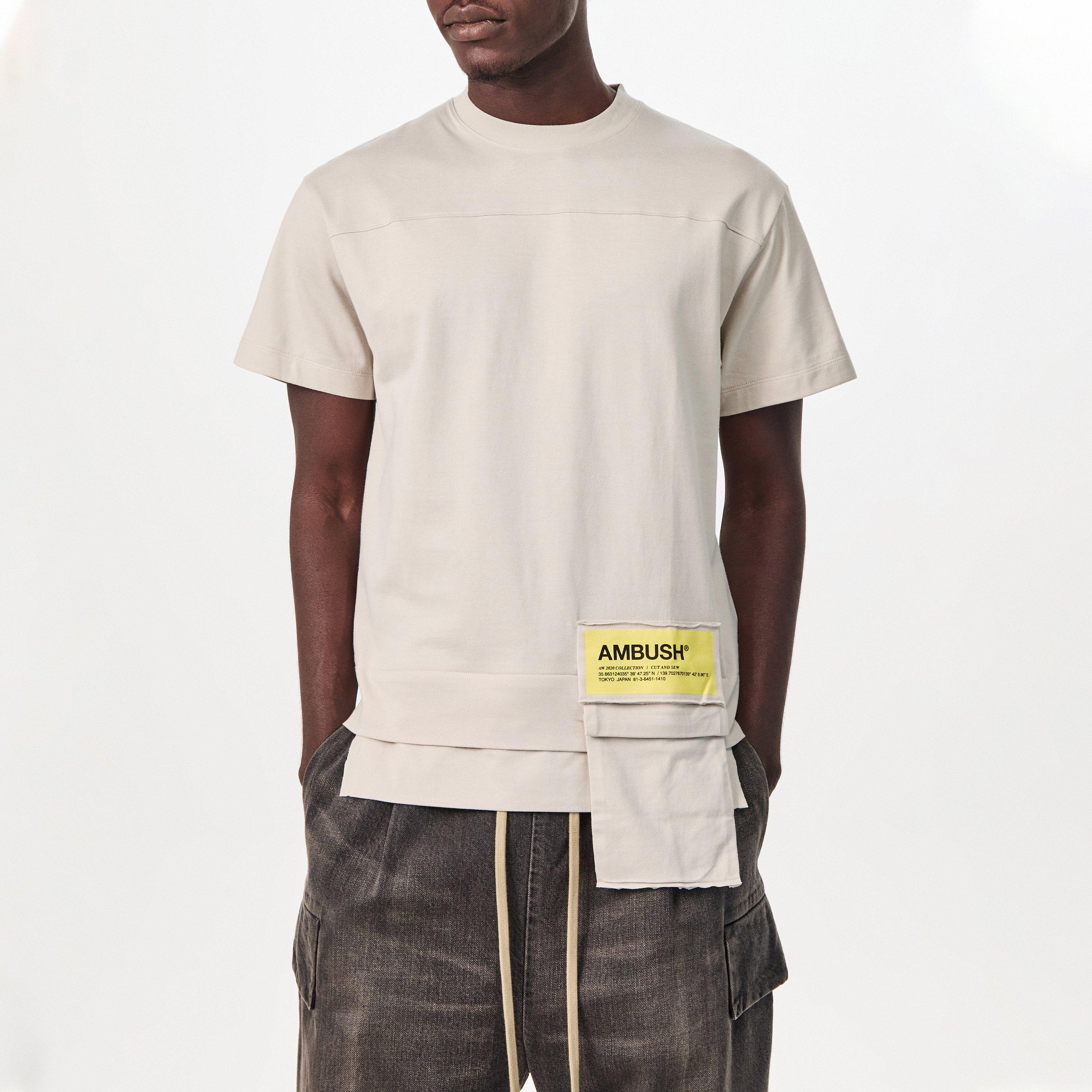 Neutrals - Ambush - Men's Regular Fit Waist Pocket T-Shirt - 3