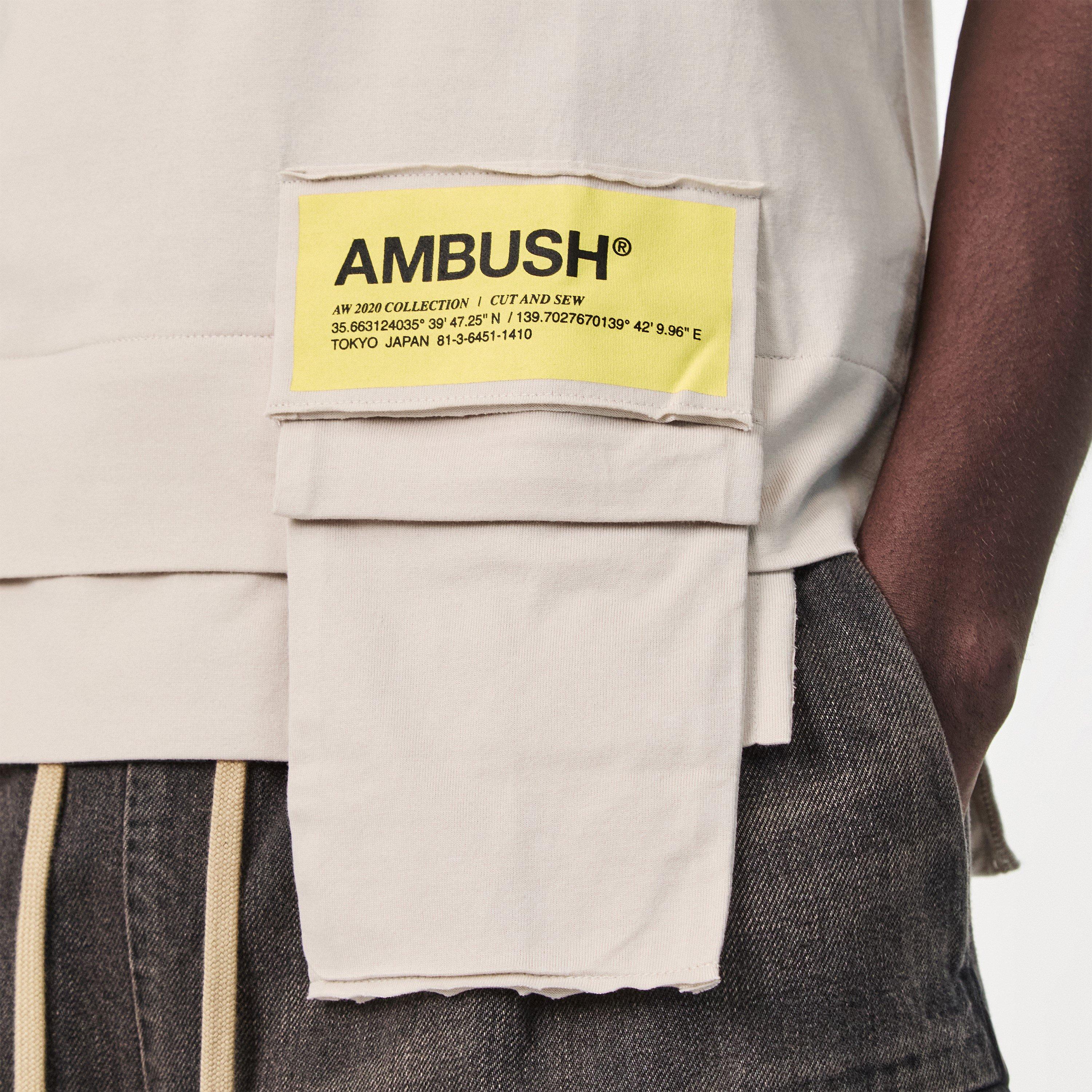 Neutrals - Ambush - Men's Regular Fit Waist Pocket T-Shirt - 5