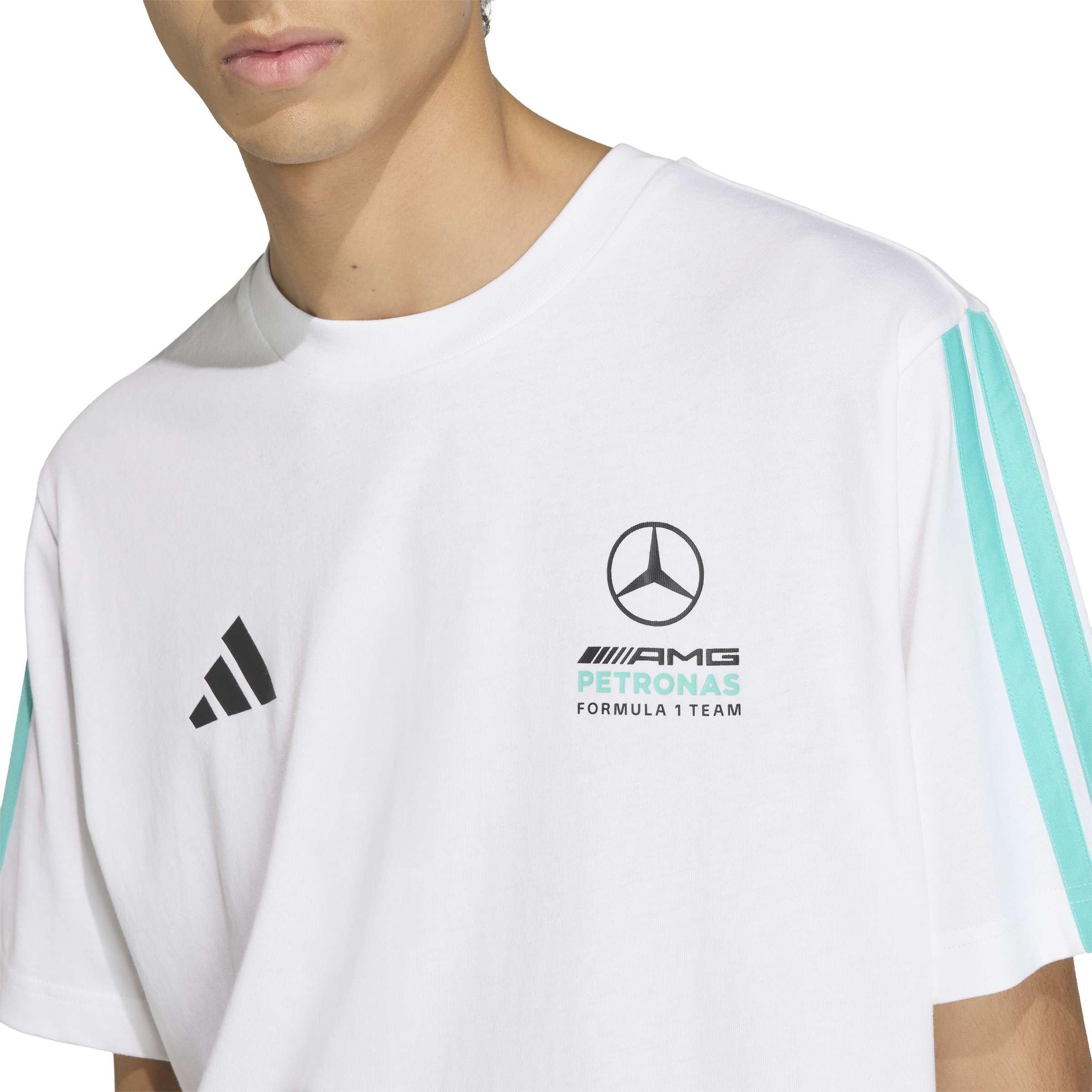 White/Mint - adidas - adidas Merecedes AMG Petronas F1 TEAM DNA T-Shirt - 4