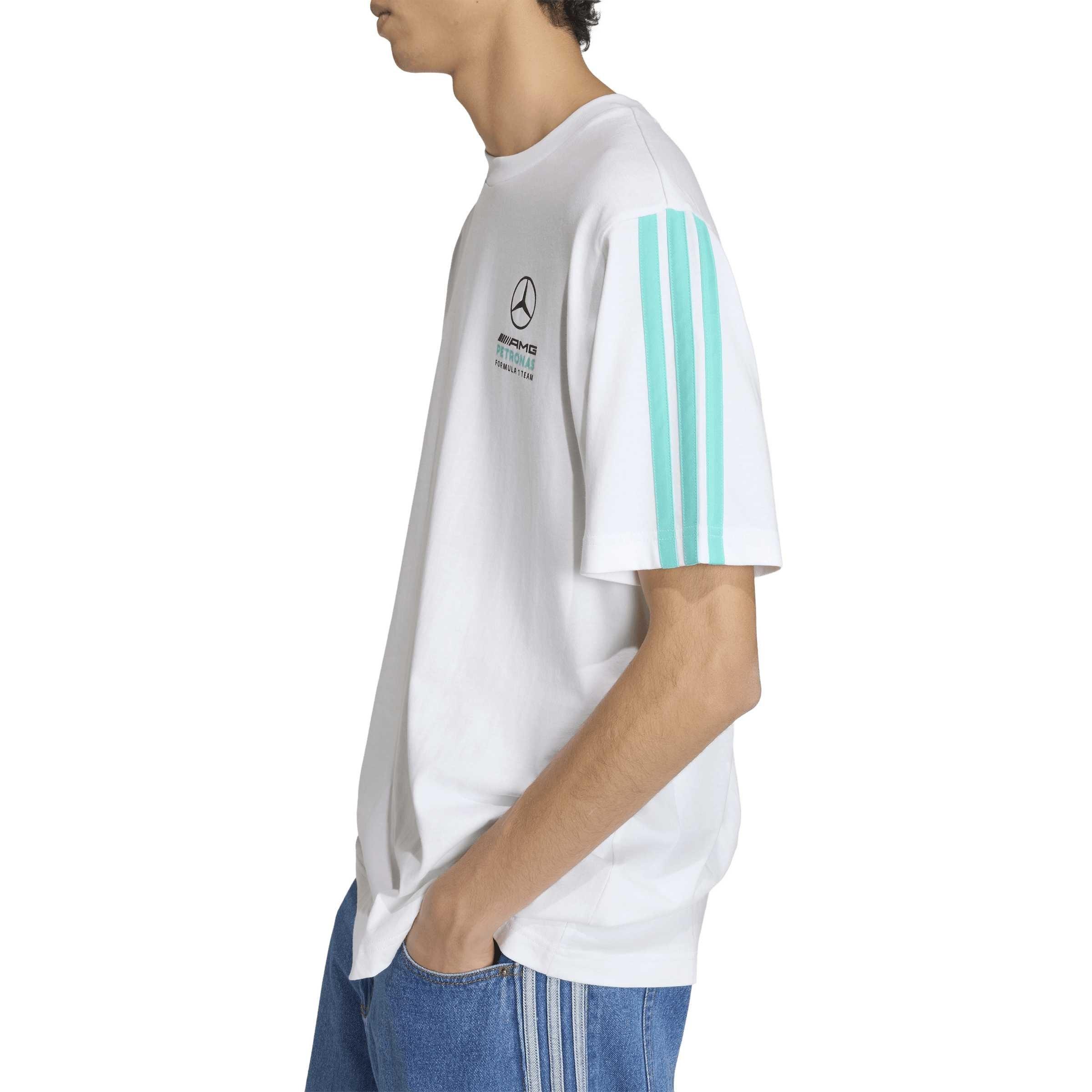 White/Mint - adidas - adidas Merecedes AMG Petronas F1 TEAM DNA T-Shirt - 5