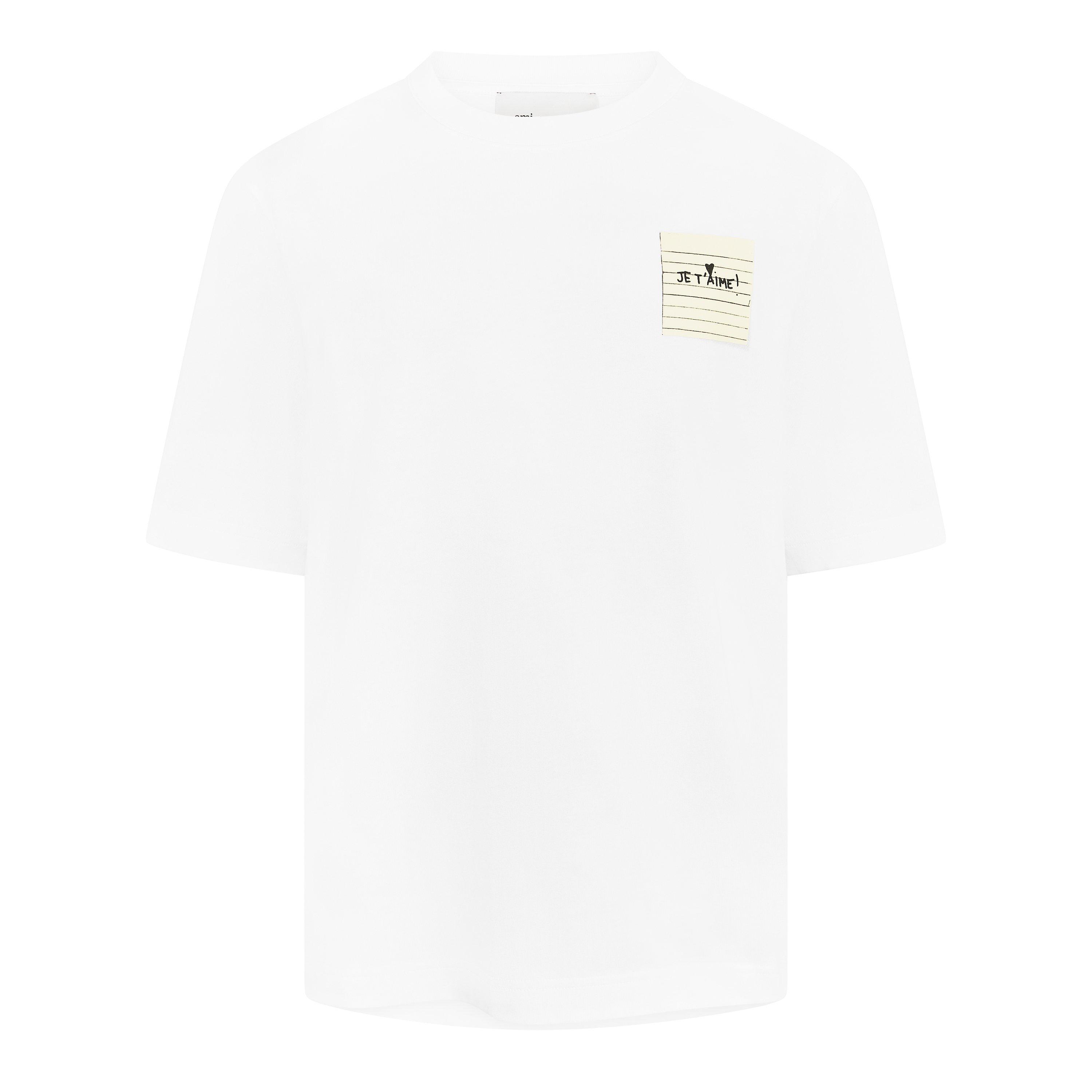 White - Ami Paris - Men's T-Shirt - 1