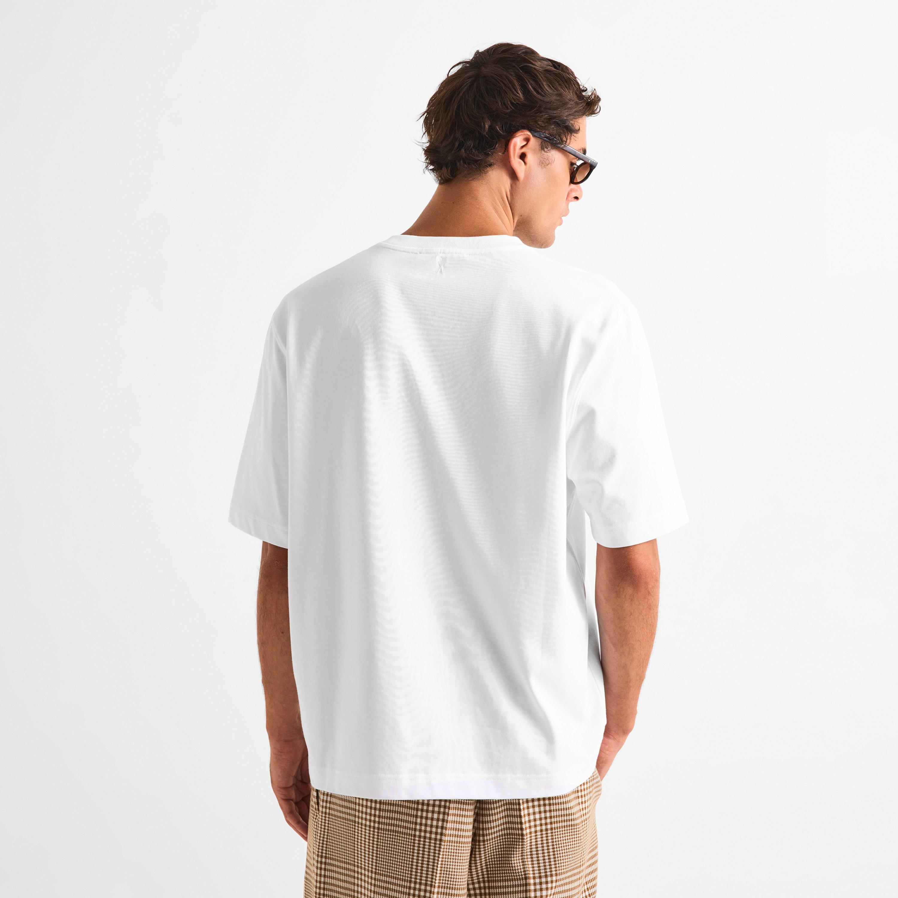 White - Ami Paris - Men's T-Shirt - 4