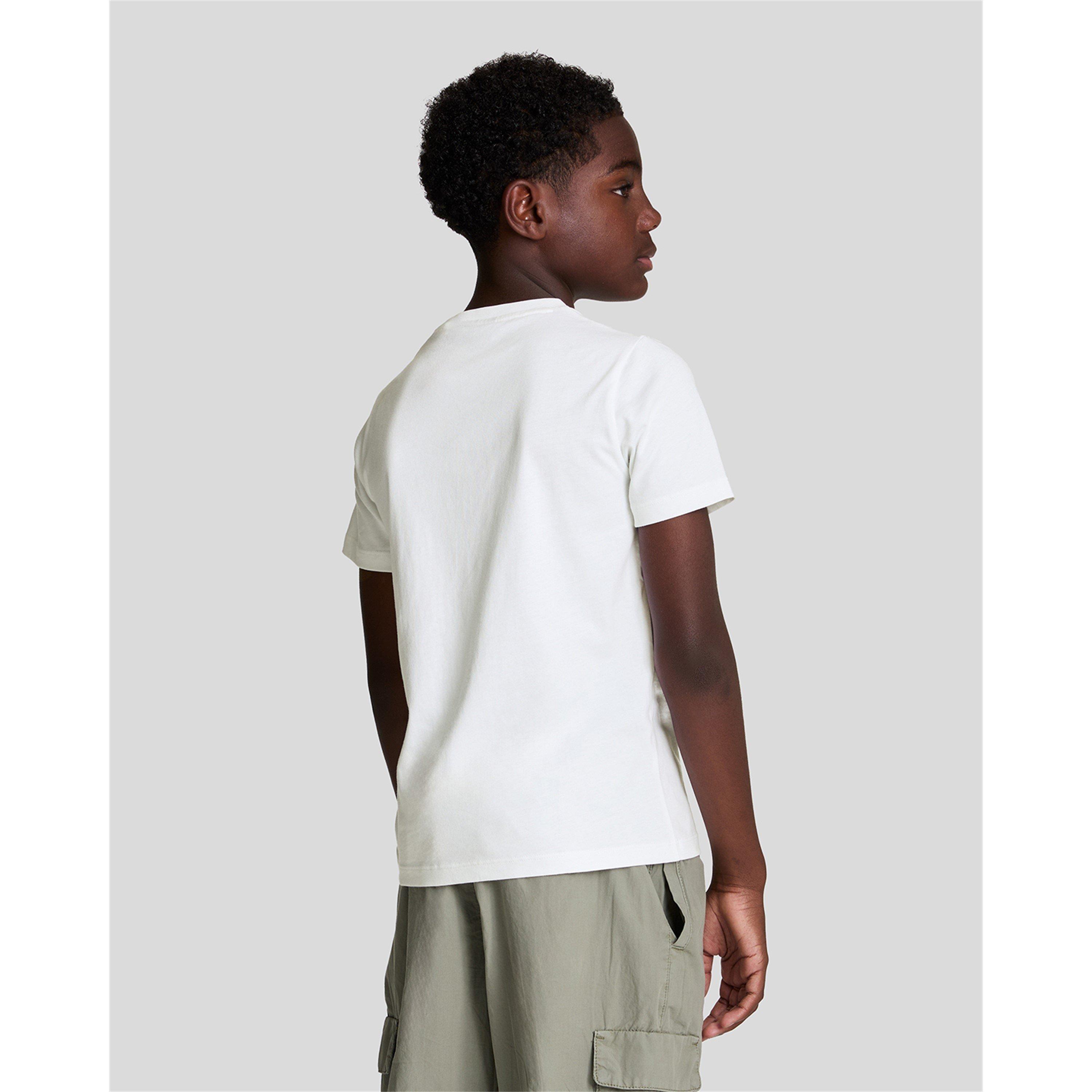 White 626 - Lyle and Scott - Kids' Graphic Regular Fit T-Shirt - 5