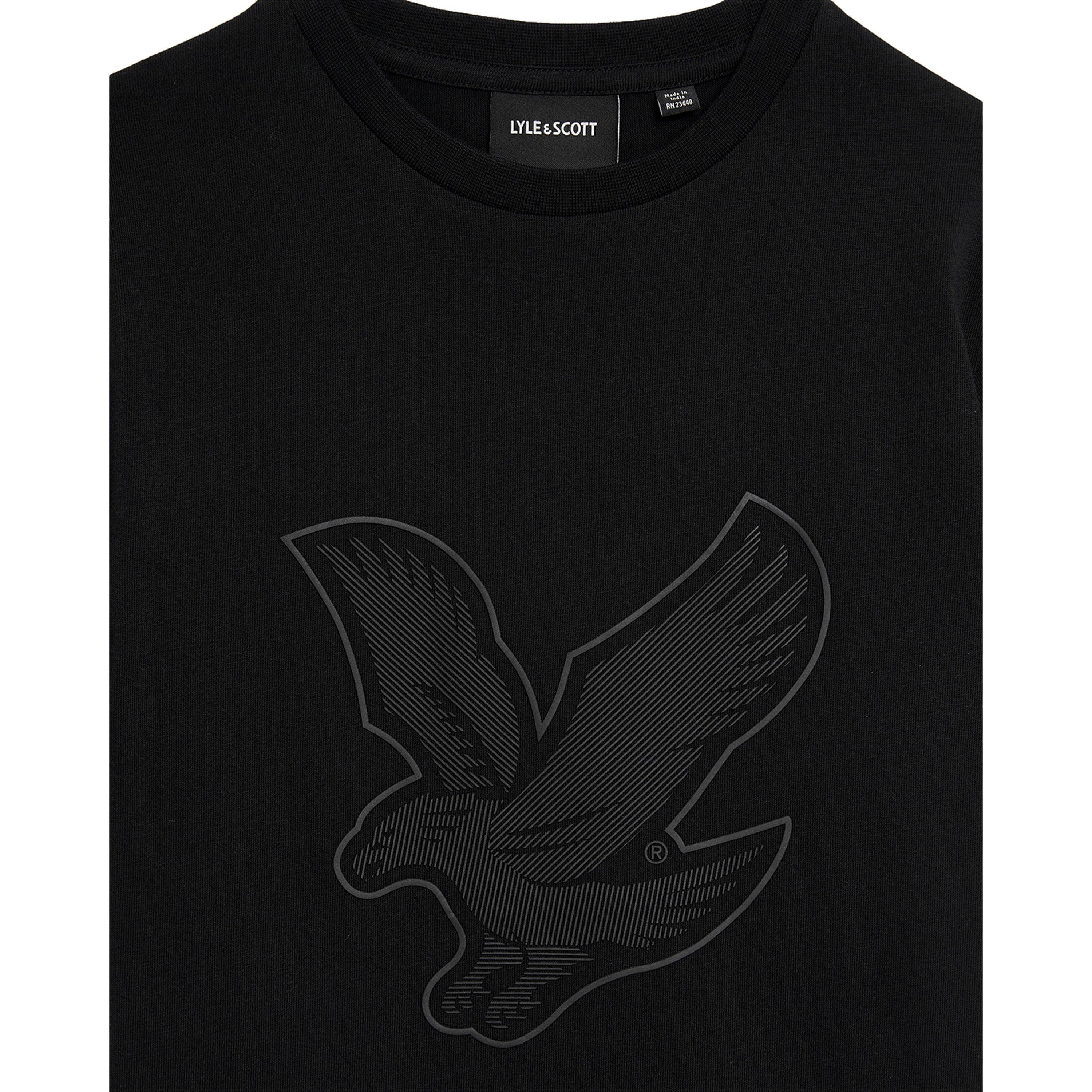 Black Z865 - Lyle and Scott - Kids' Graphic Regular Fit T-Shirt - 5