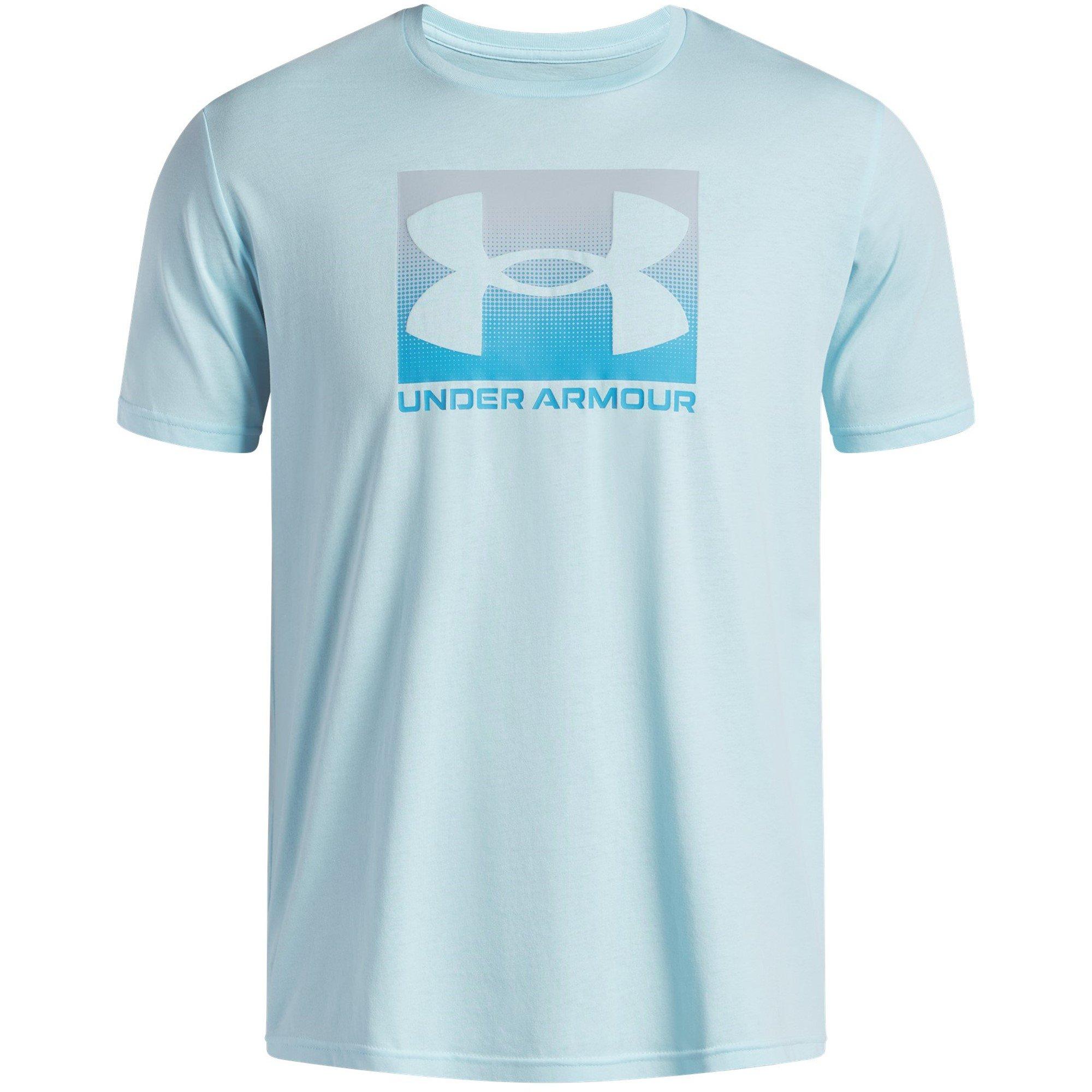 Blå - Under Armour - Boxed Sports Short-Sleeve T-Shirt - 1