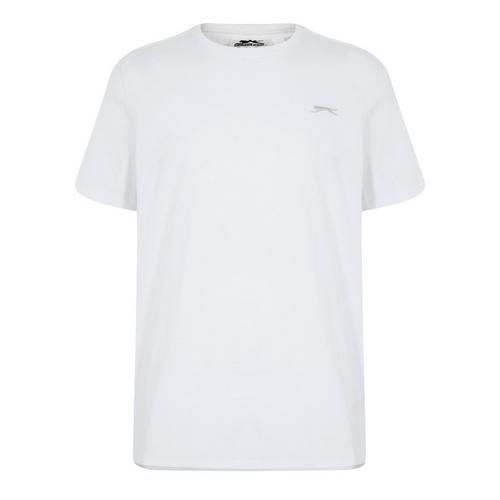 White - Slazenger - Plain T Shirt Mens - 1