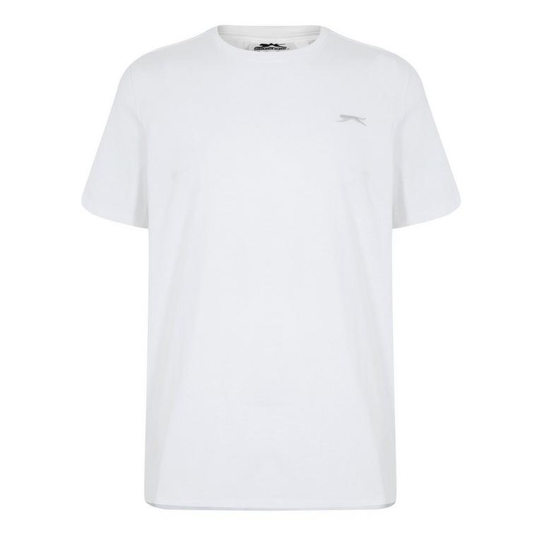 Weiß - Slazenger - Plain T Shirt Mens - 1